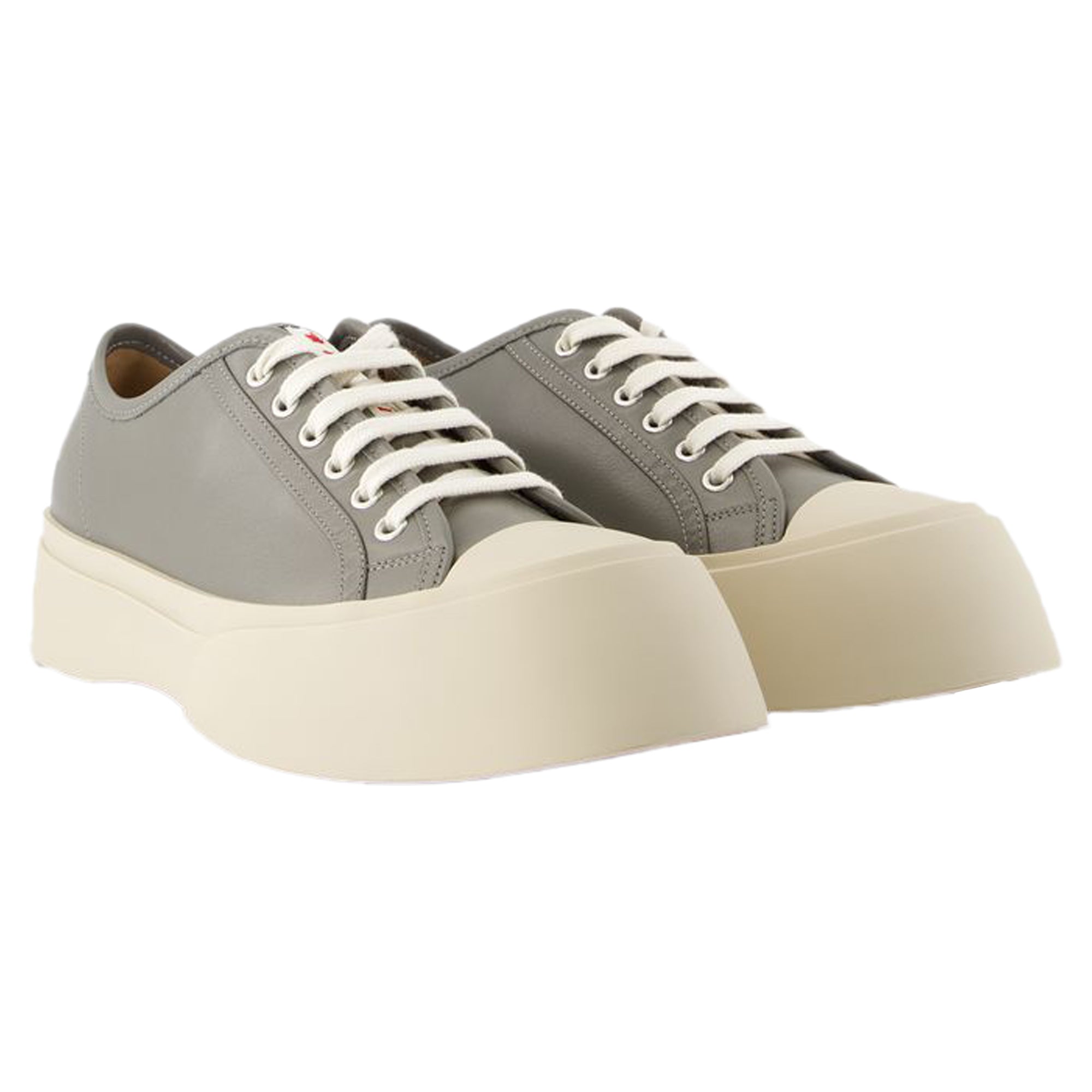 Women's Sneakers - Marni - Leather - Grey