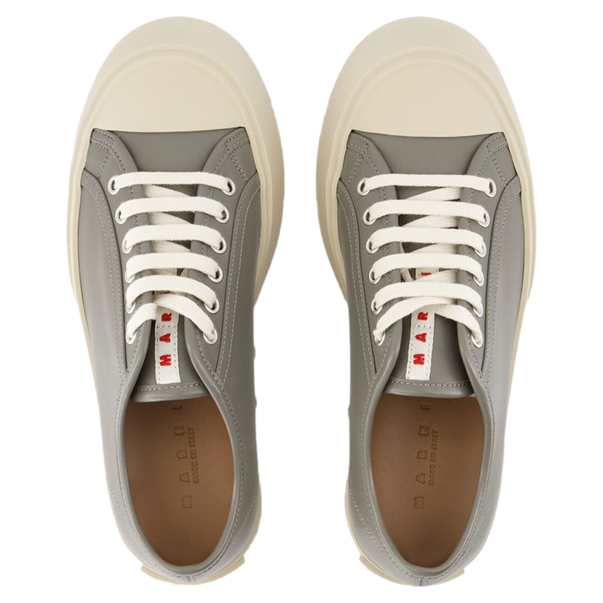 Women's Sneakers - Marni - Leather - Grey
