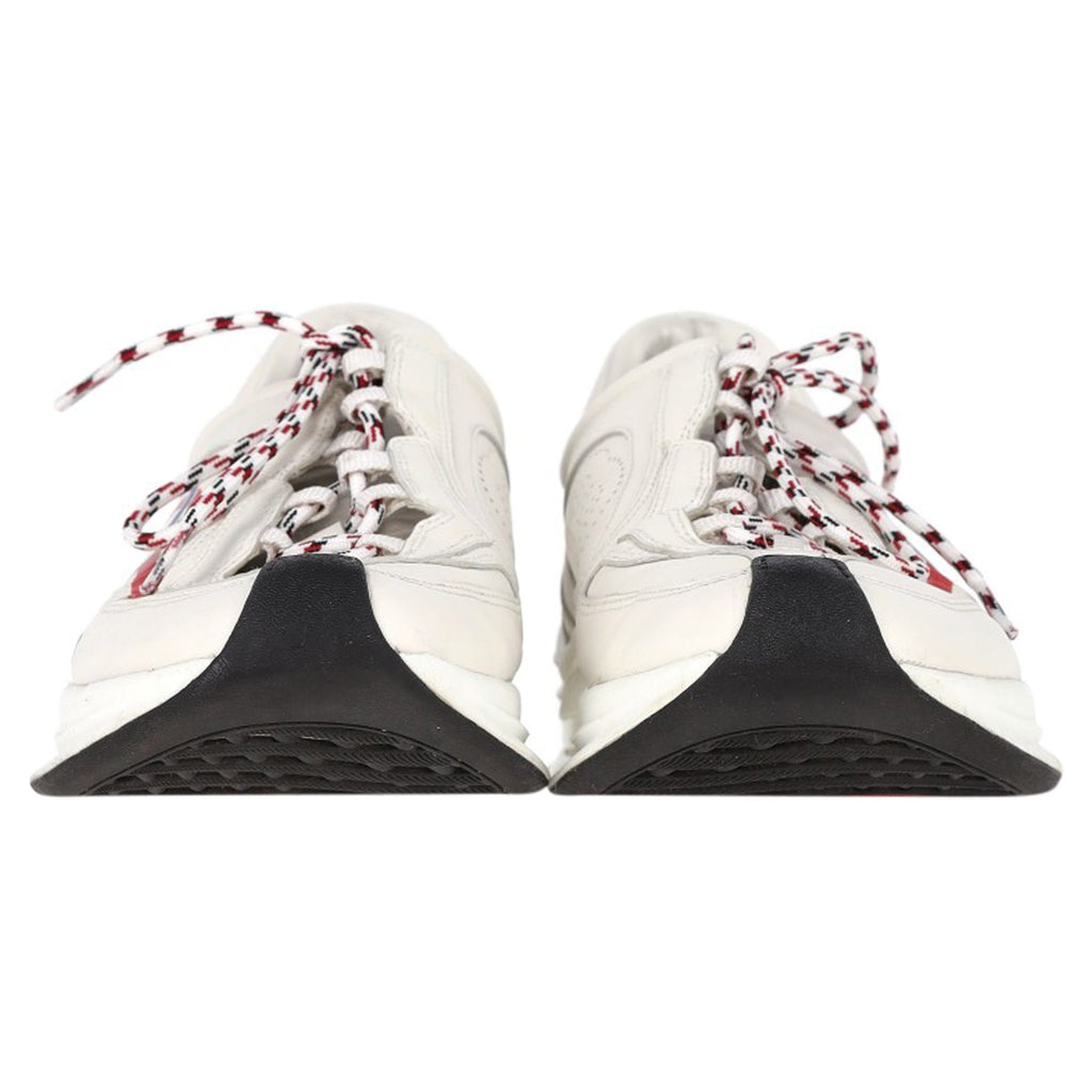 Gucci Run Low Top Sneakers in White Leather