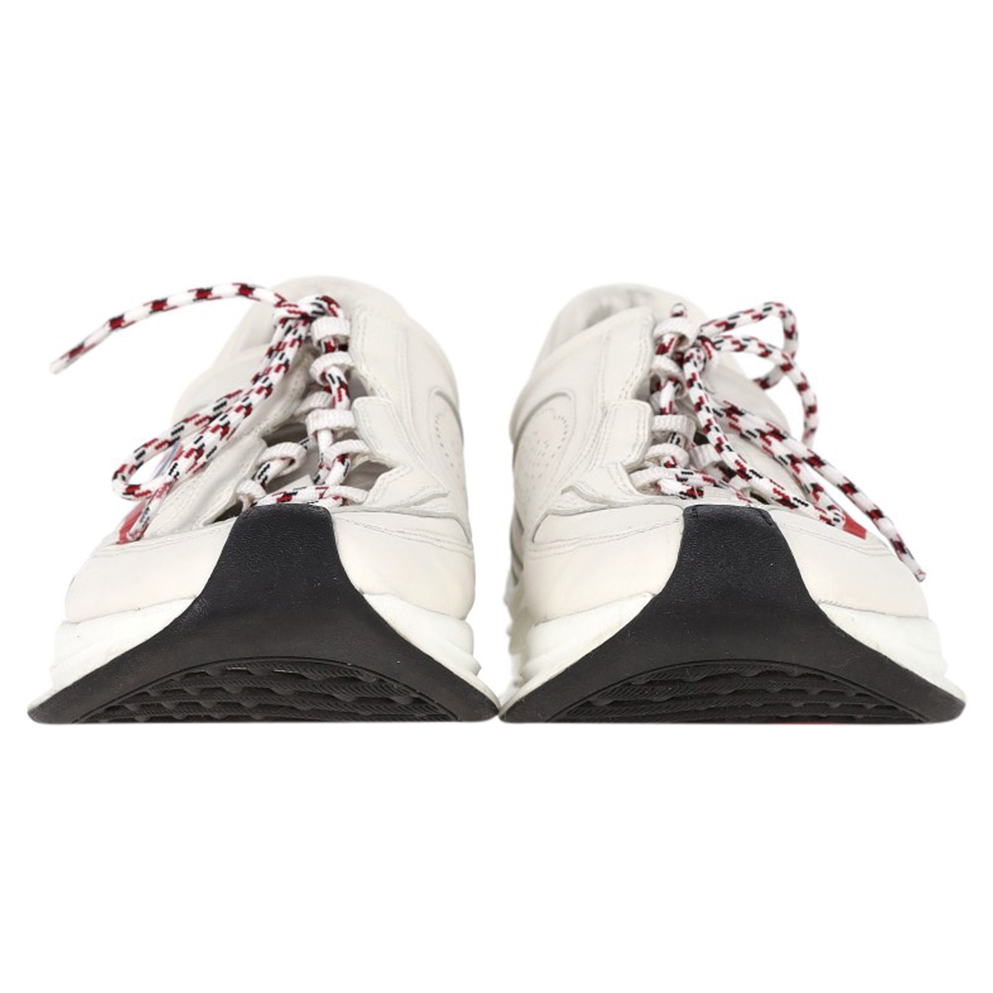 Gucci Run Low Top Sneakers in White Leather