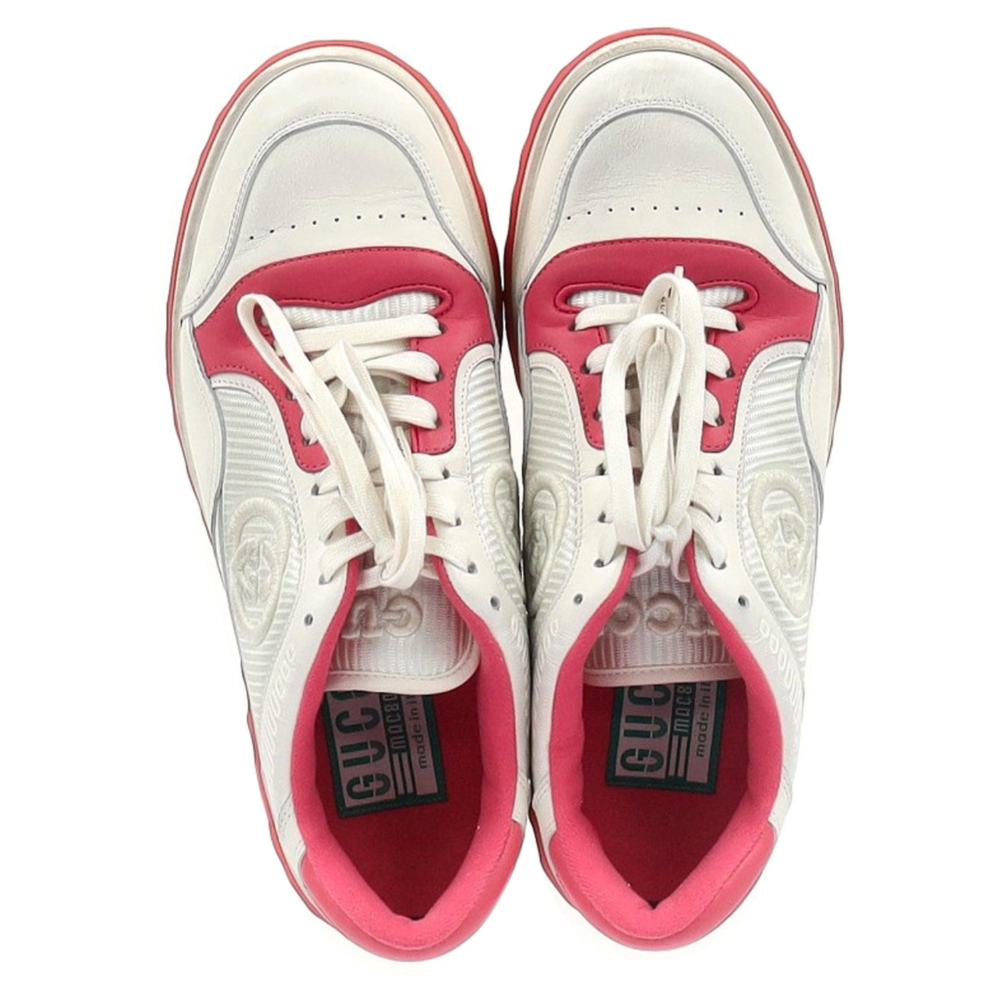 Gucci MAC80 Sneakers in Red Leather