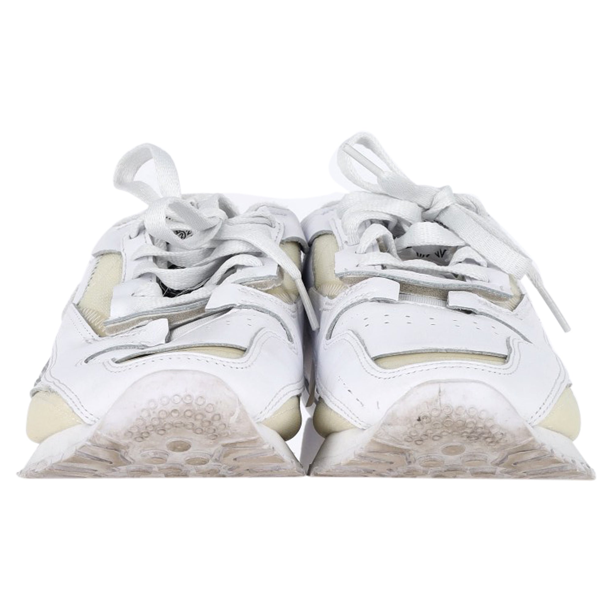 Maison Margiela x Reebok Memory Of Low-Top Sneakers in White Leather