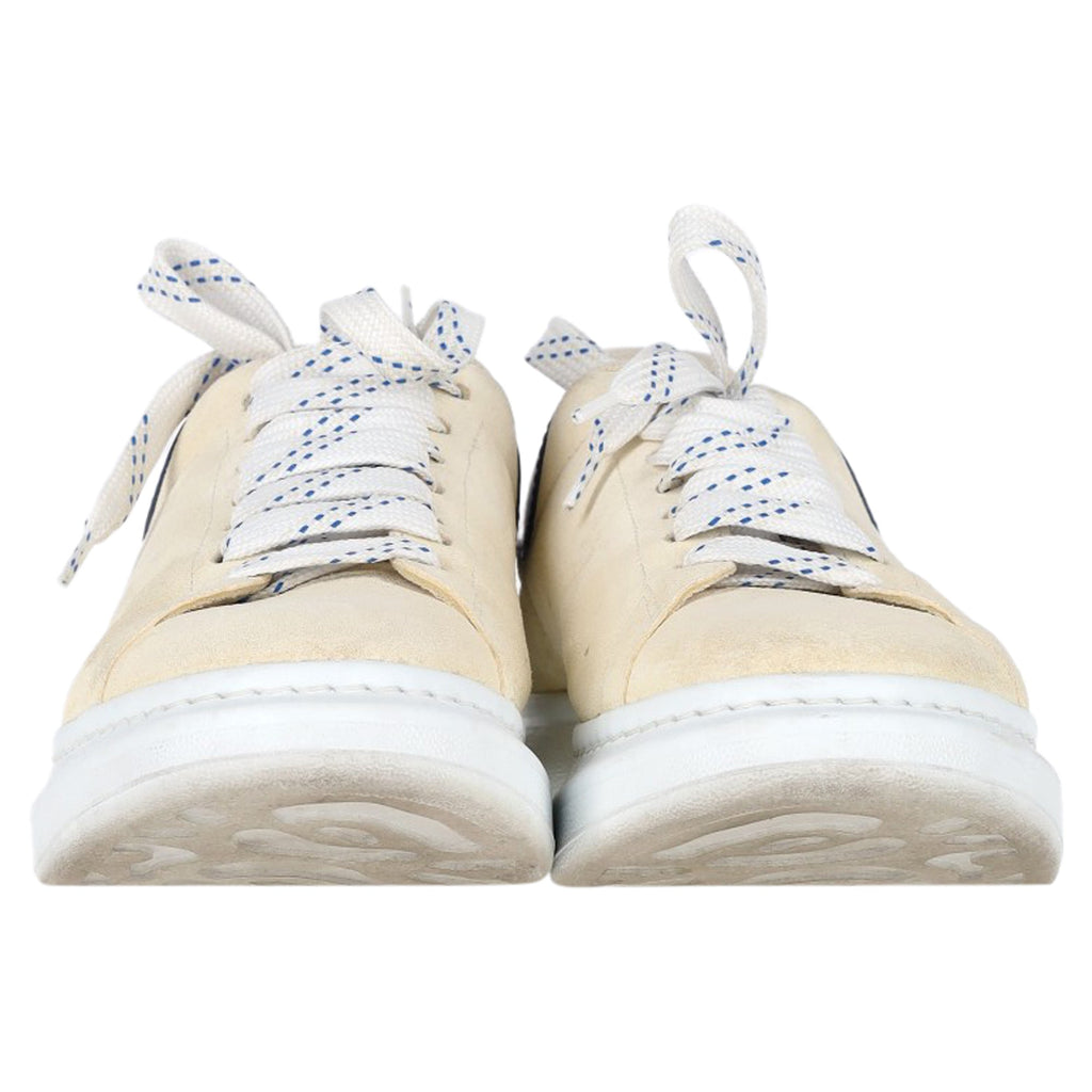Alexander McQueen Oversized Sneakers in White Leather