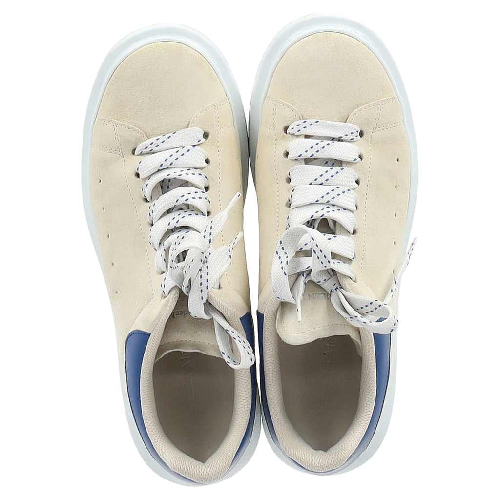 Alexander McQueen Oversized Sneakers in White Leather