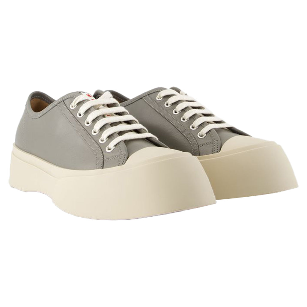 Women's Sneakers - Marni - Leather - Grey