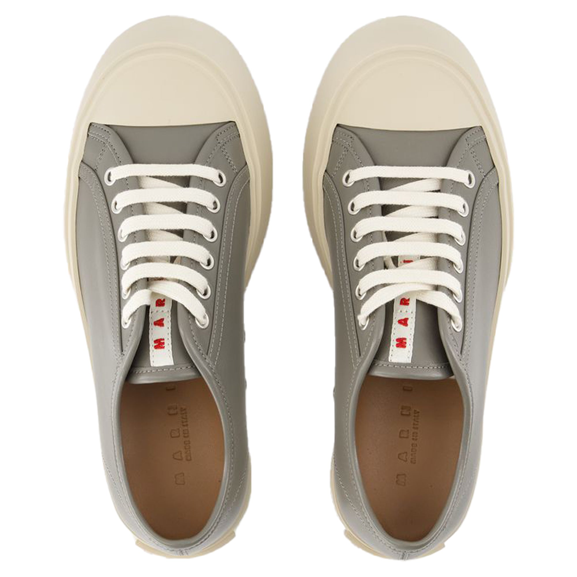 Women's Sneakers - Marni - Leather - Grey