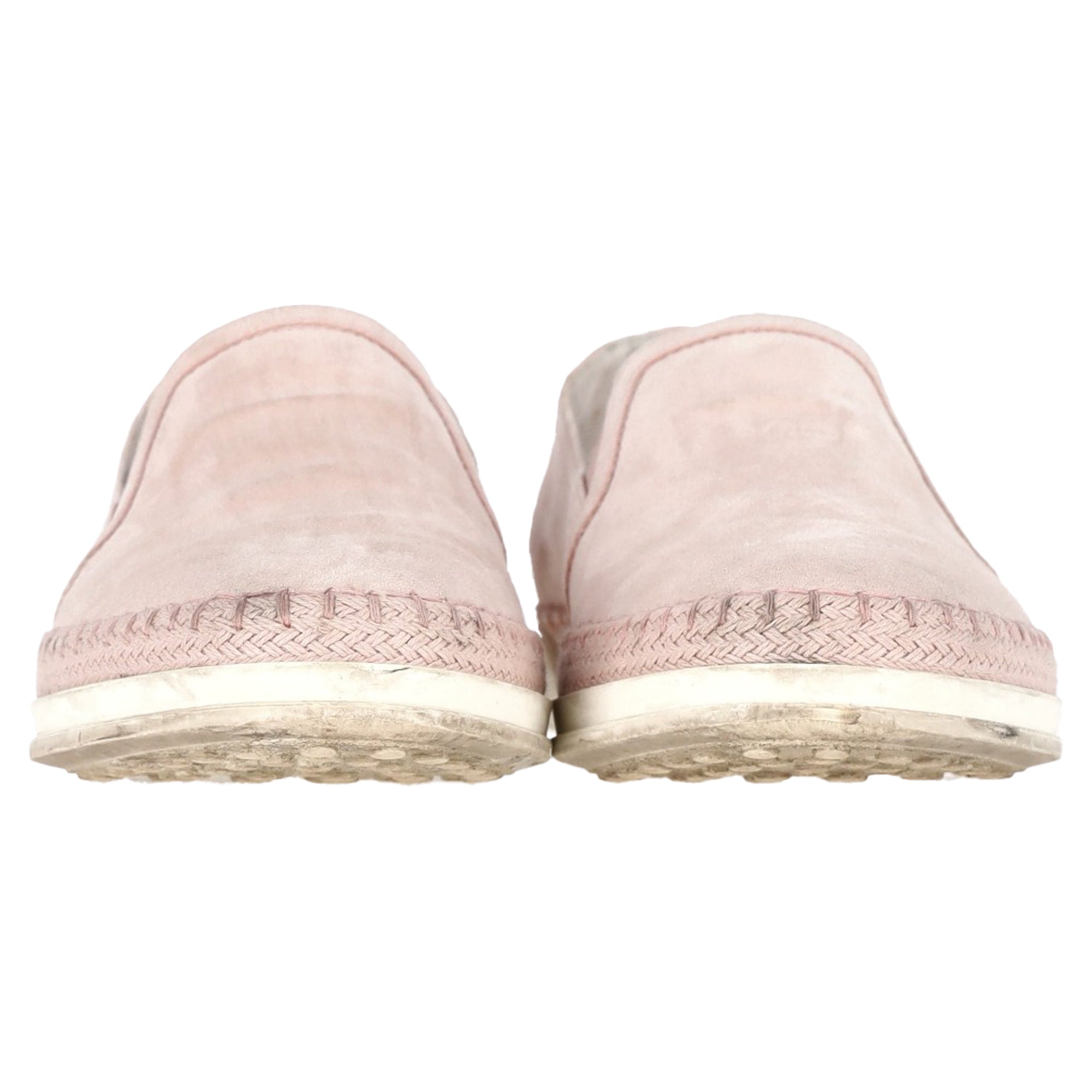 Women's Tod's Slip-On Sneakers in Pastel Pink Suede