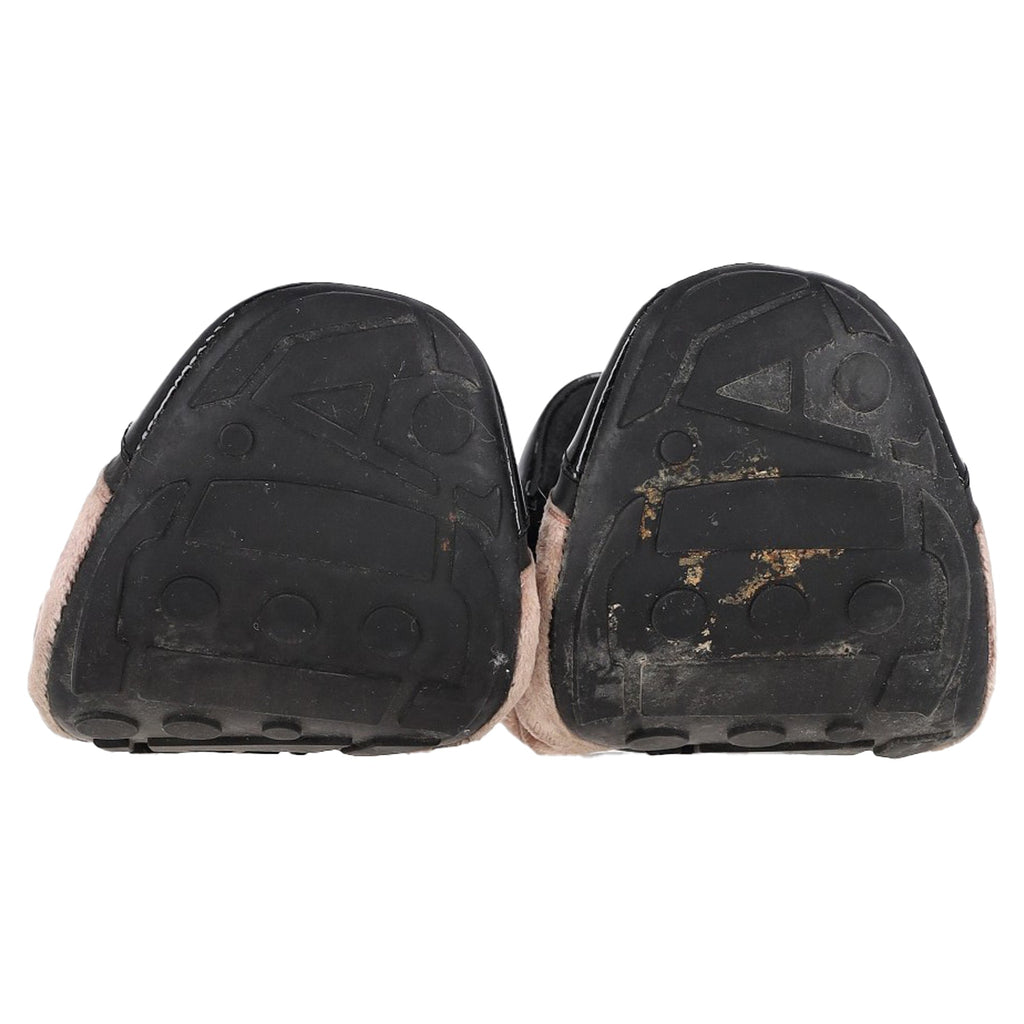 Prada Sport Patent Leather Cap Toe Ballet Flats in Brown Velvet