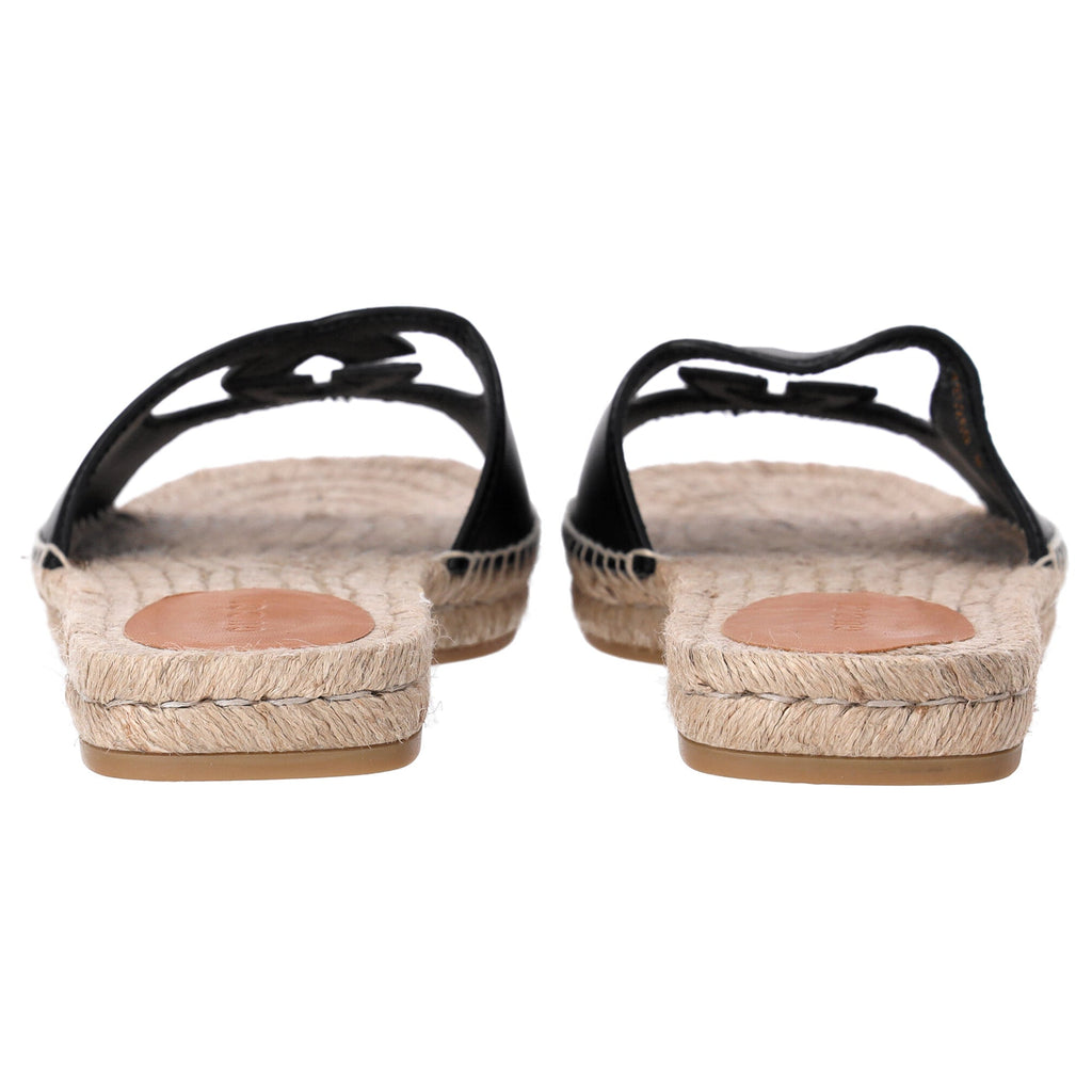 Gucci Interlocking G Espadrilles in Black Leather