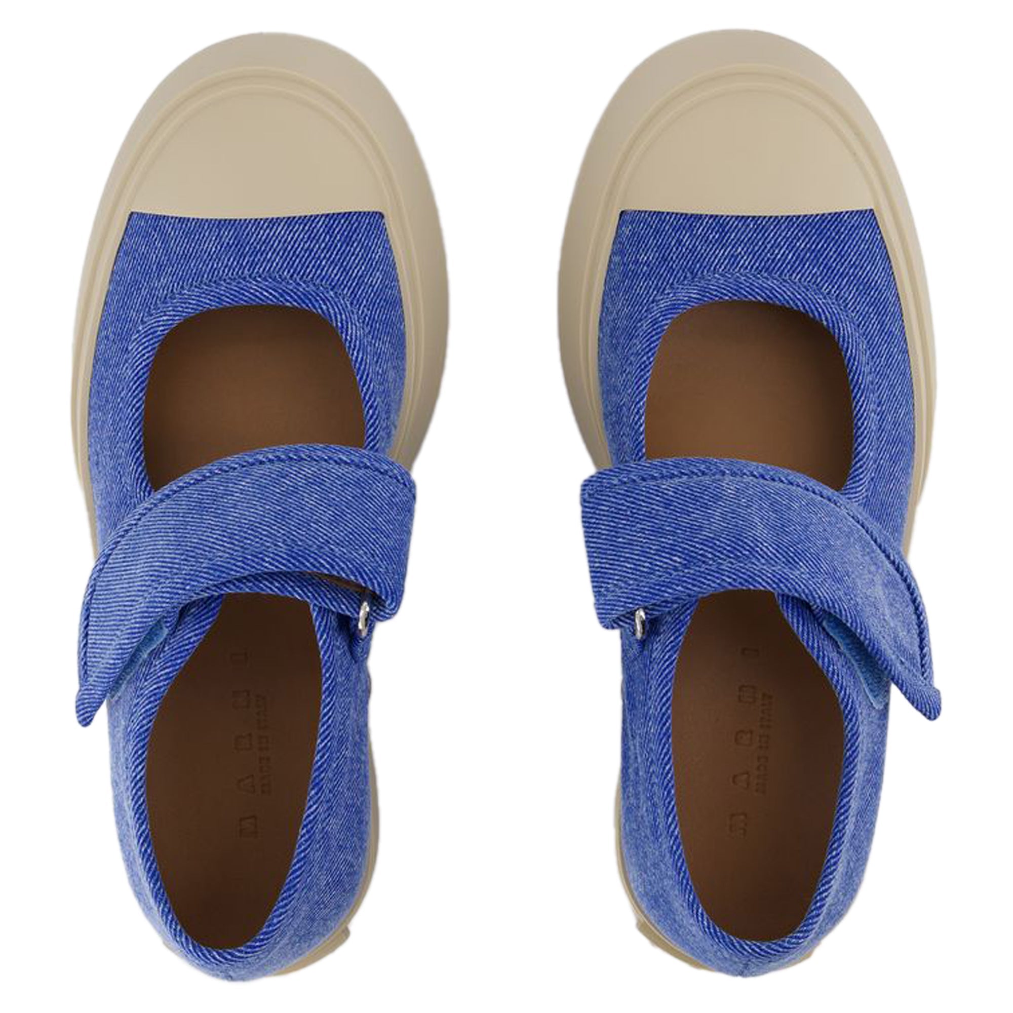 Women's Mary Jane Sneakers - Marni - Cotton - Blue