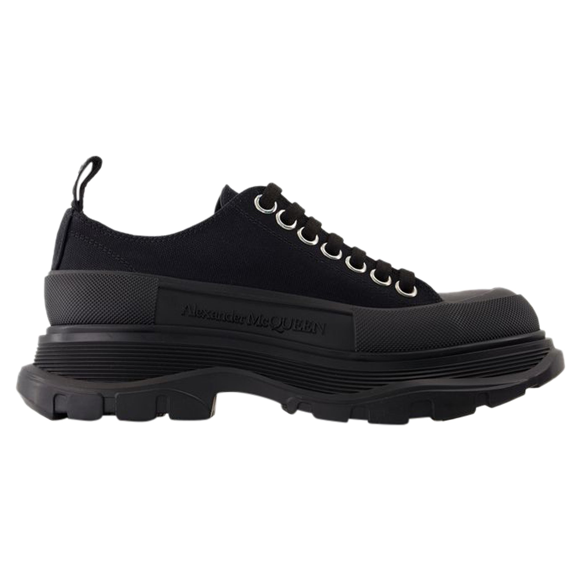 Tread Slick Sneakers - Alexander McQueen - Canvas - Black