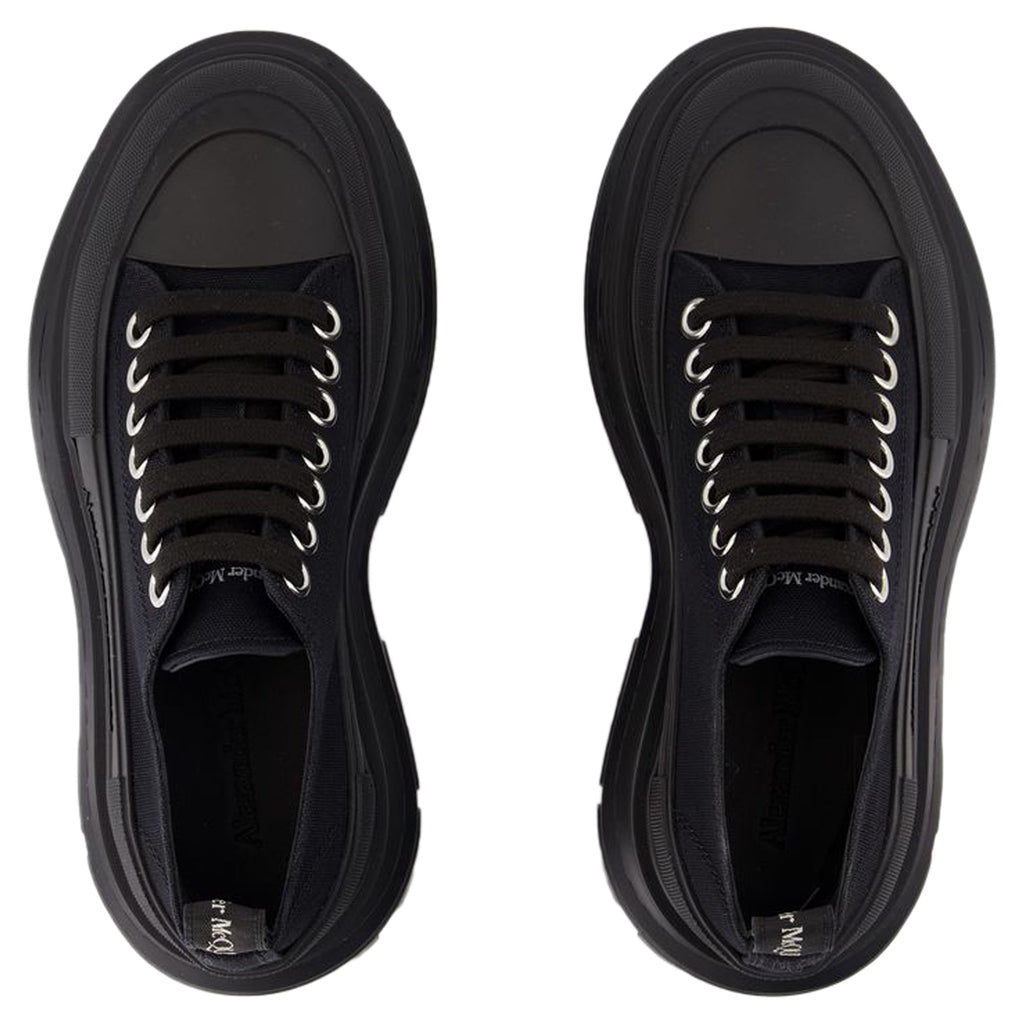 Tread Slick Sneakers - Alexander McQueen - Canvas - Black