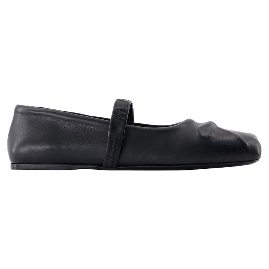 Women's Mary Jane Sneakers - Marni - Leather - Black