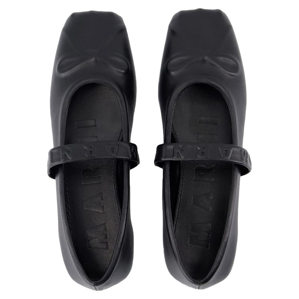 Women's Mary Jane Sneakers - Marni - Leather - Black
