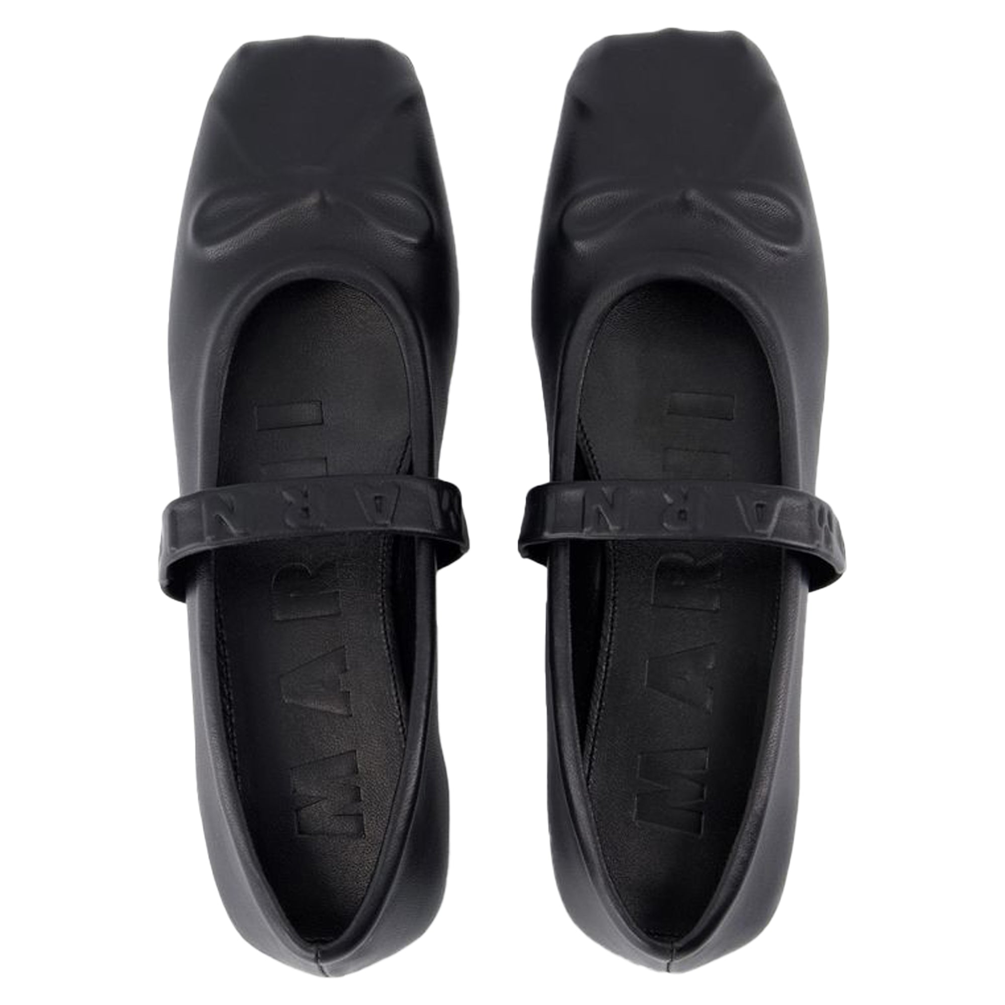 Women's Mary Jane Sneakers - Marni - Leather - Black