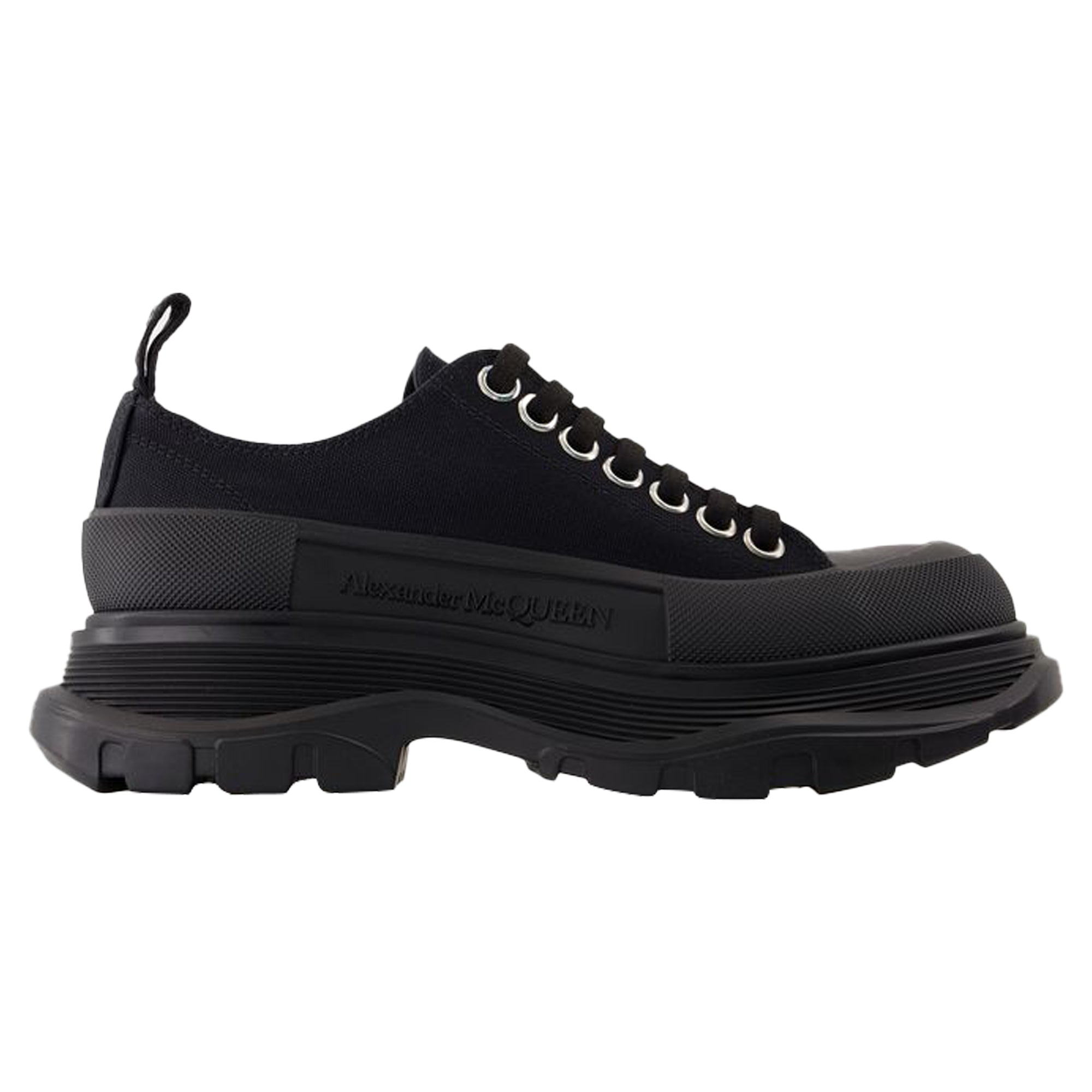 Tread Slick Sneakers - Alexander McQueen - Canvas - Black