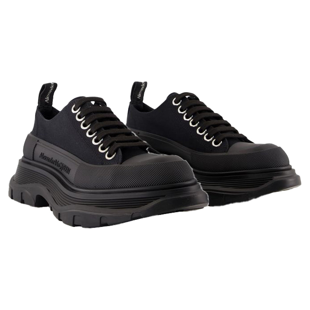 Tread Slick Sneakers - Alexander McQueen - Canvas - Black