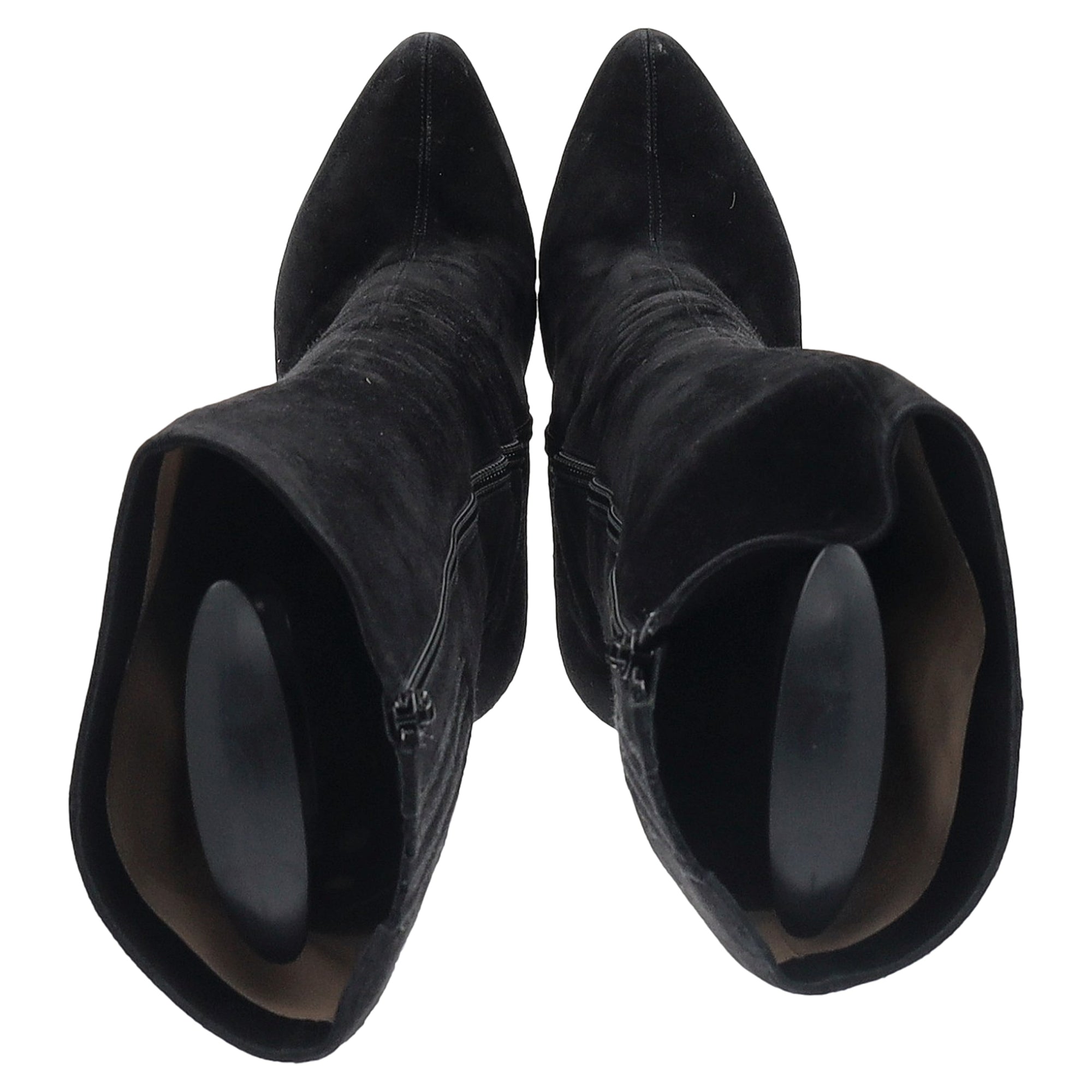 Women's  Christian Louboutin Bianca Knee-Length Boots in Black Suede