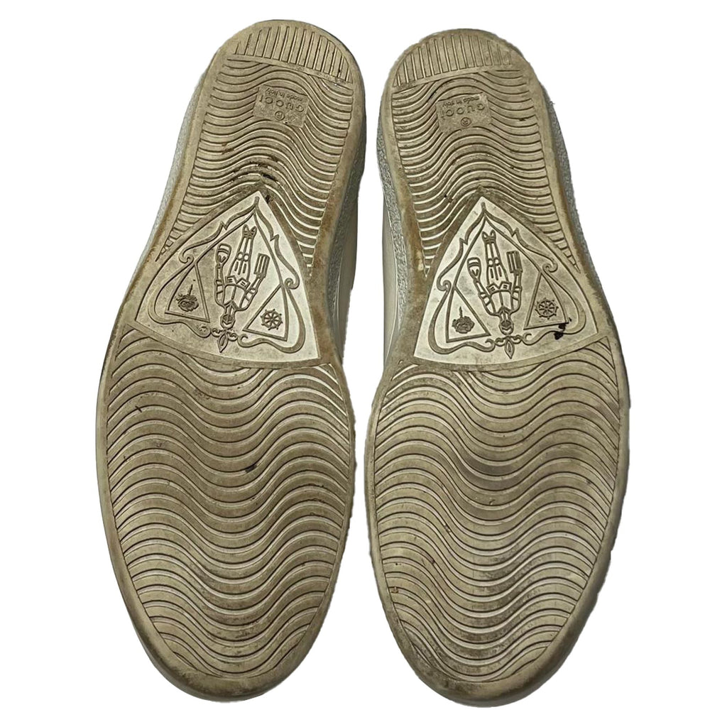 Gucci Ace Interlocking G Sneakers in White Calf leather