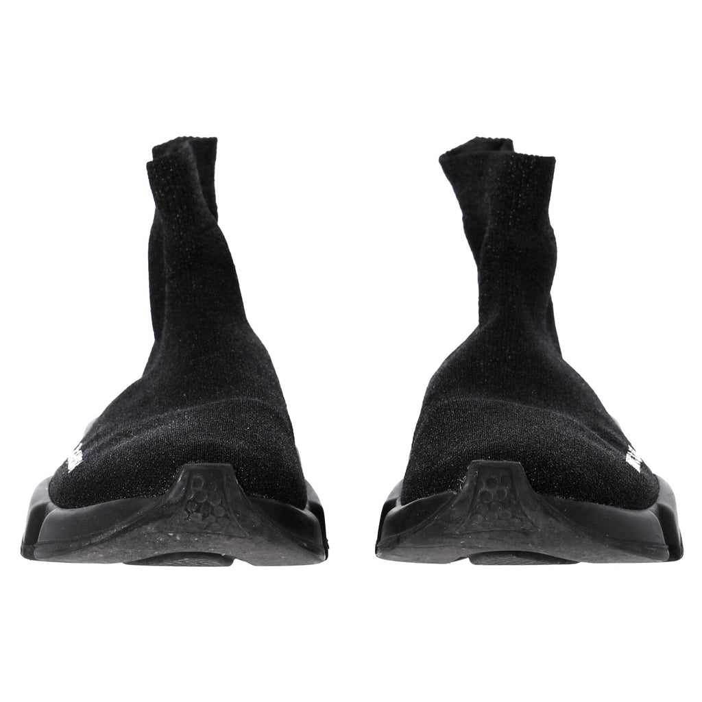 Women's Balenciaga Speed Trainer Shoes in Black Polyester