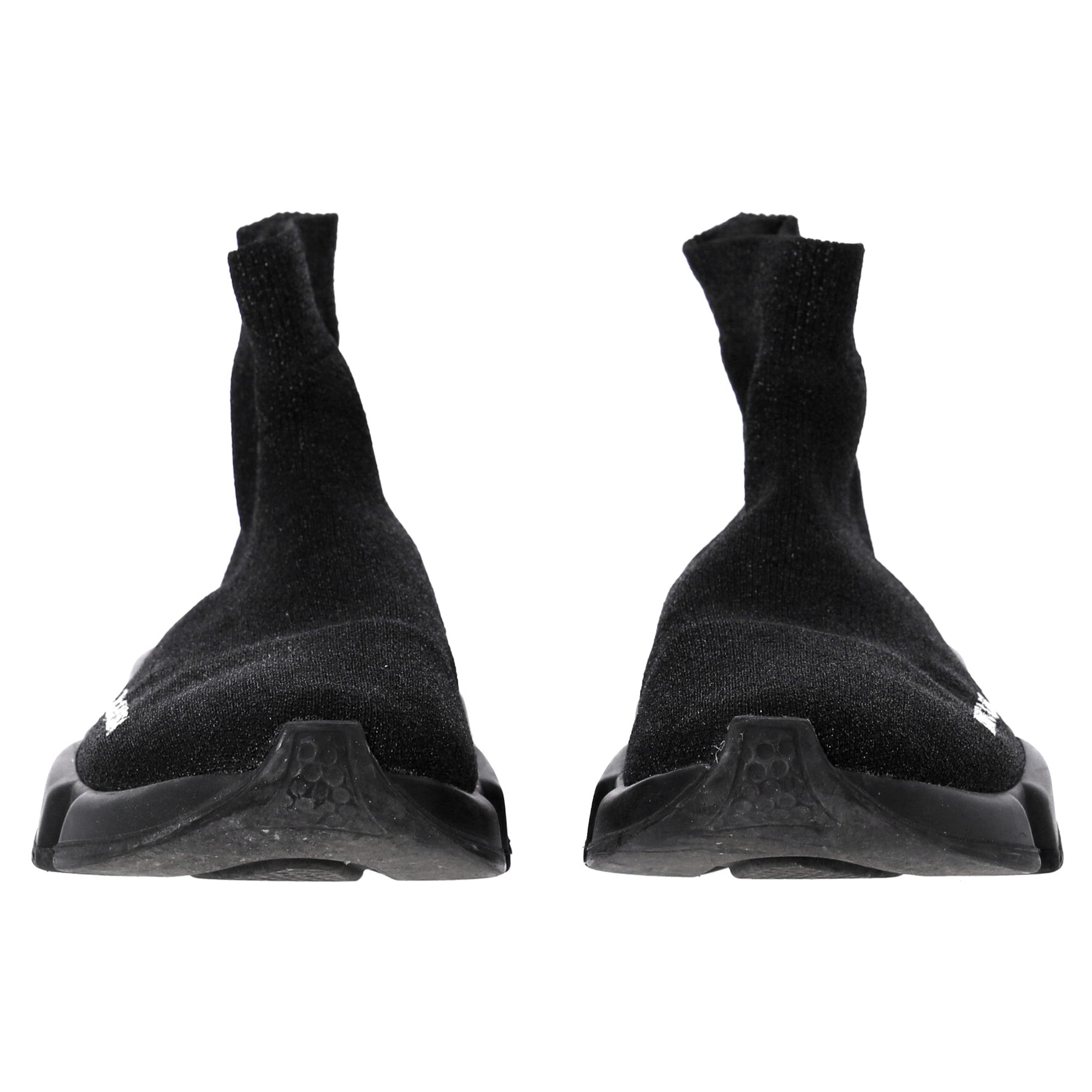 Women's Balenciaga Speed Trainer Shoes in Black Polyester
