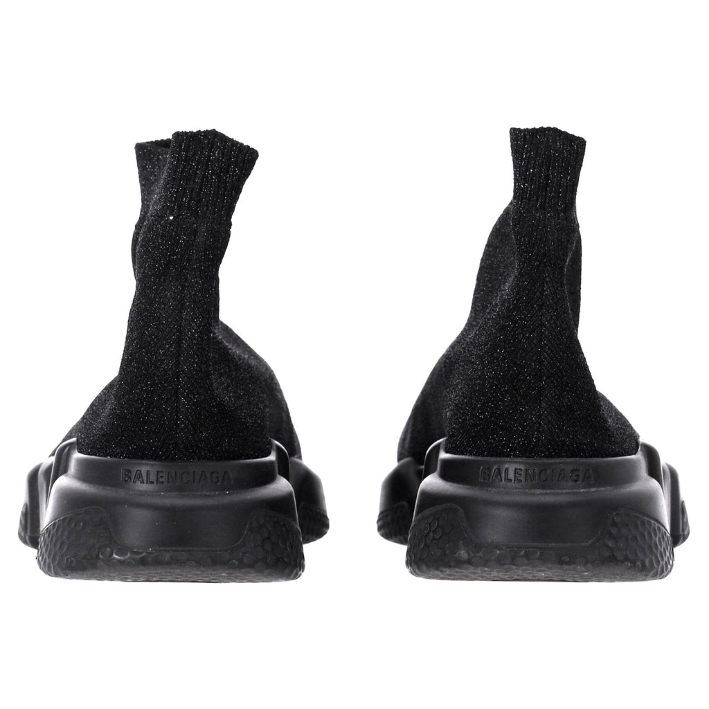 Women's Balenciaga Speed Trainer Shoes in Black Polyester