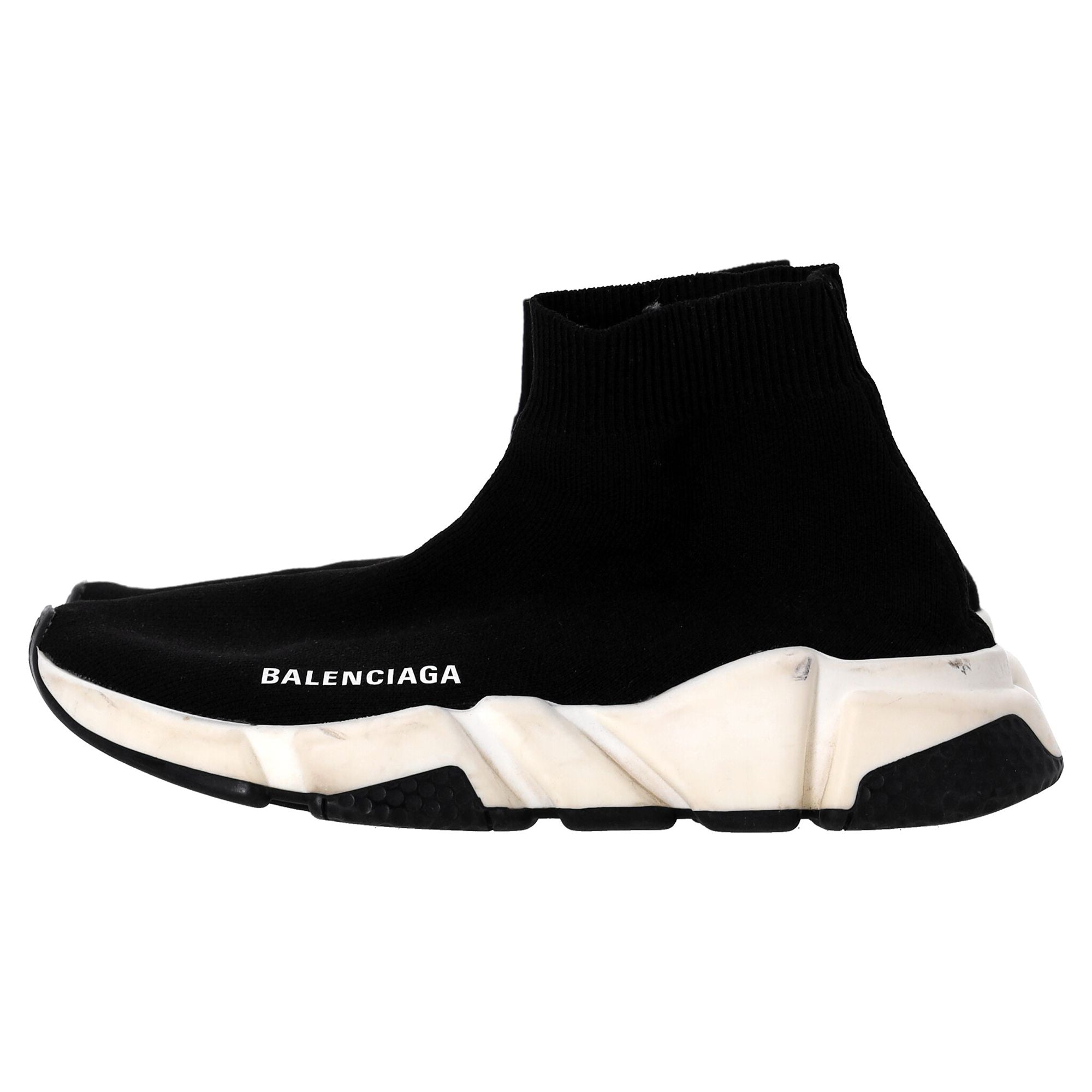 Women's Balenciaga Speed Trainer Shoes in Black Polyester