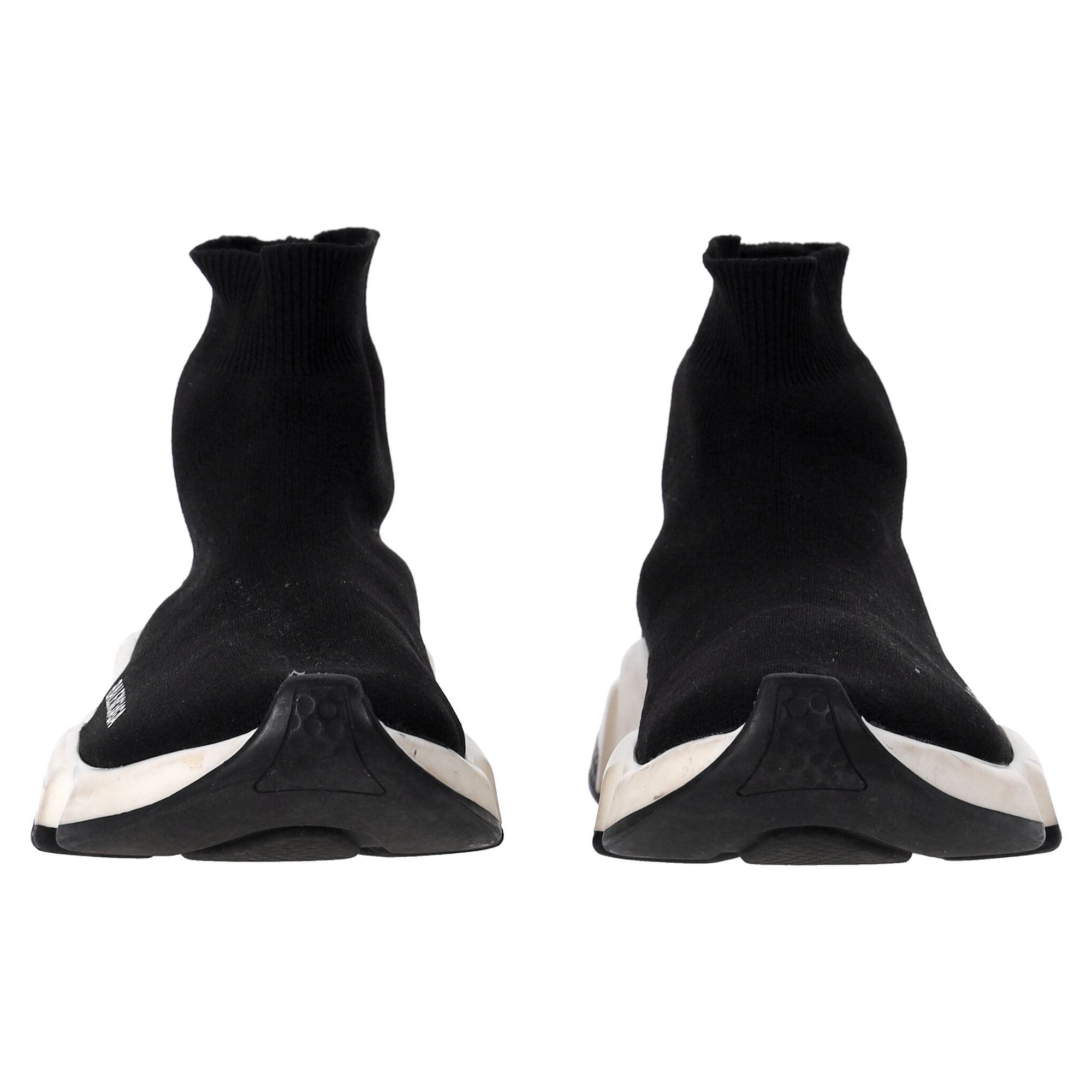 Women's Balenciaga Speed Trainer Shoes in Black Polyester