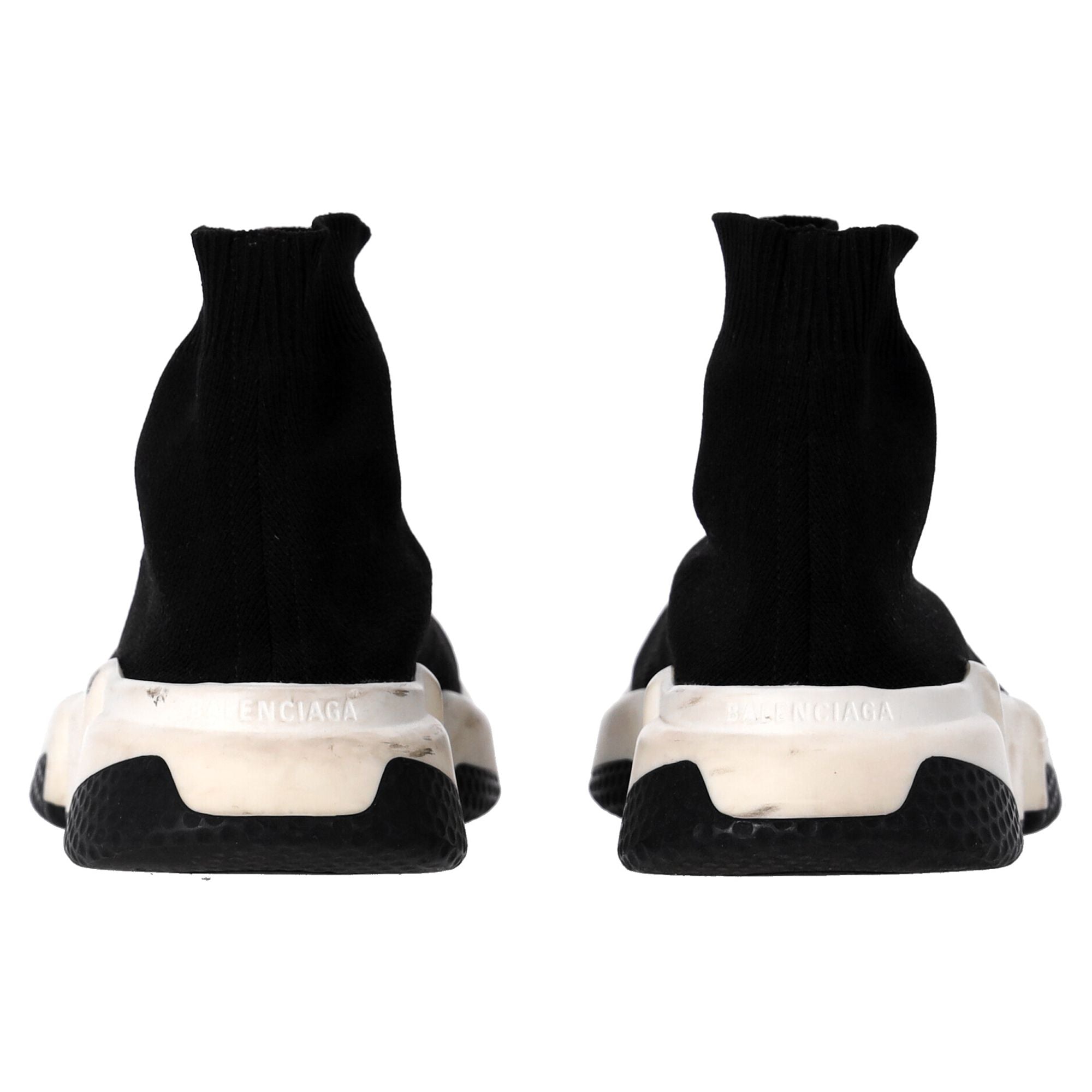Women's Balenciaga Speed Trainer Shoes in Black Polyester