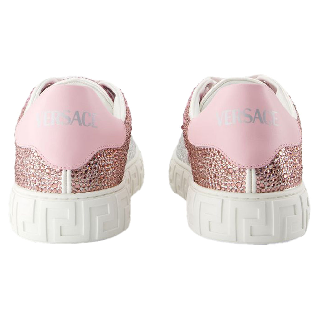 Women's Sneakers - Versace - Leather - White