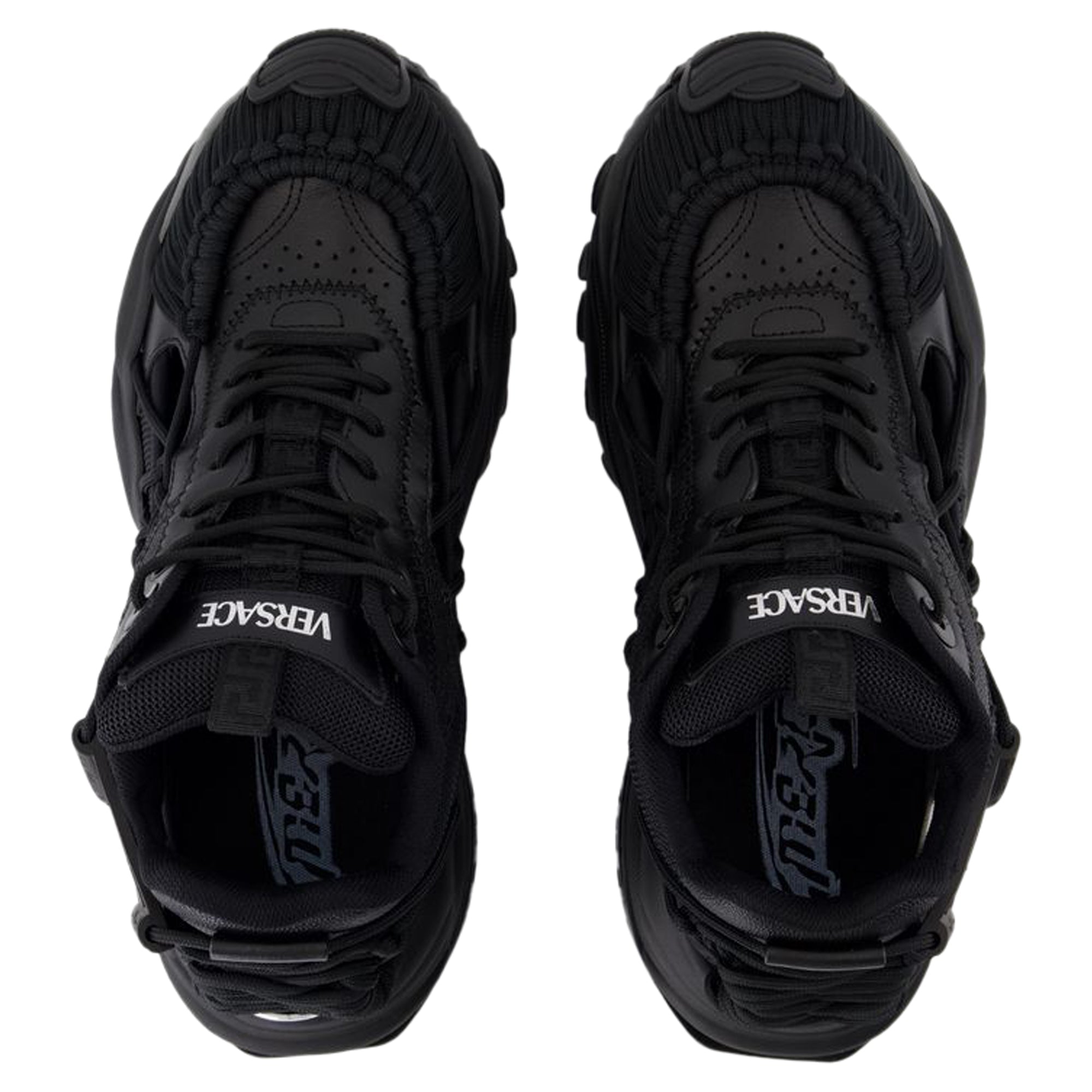 Women's Sneakers - Versace - Leather - Black