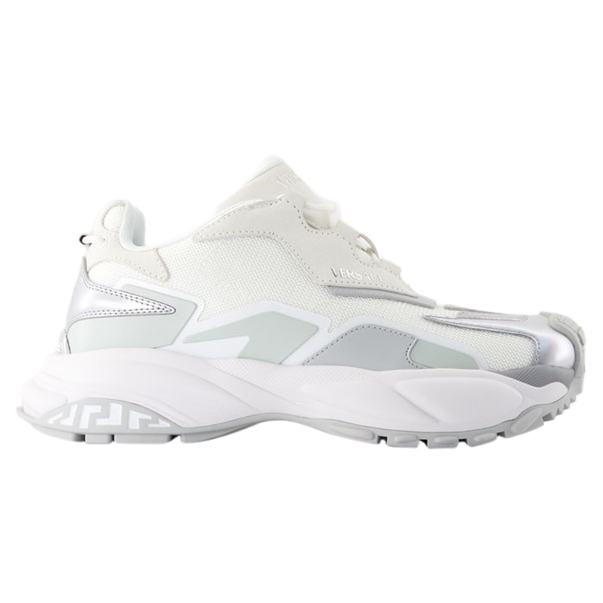 Women's Low Top Sneakers - Versace - Leather - White