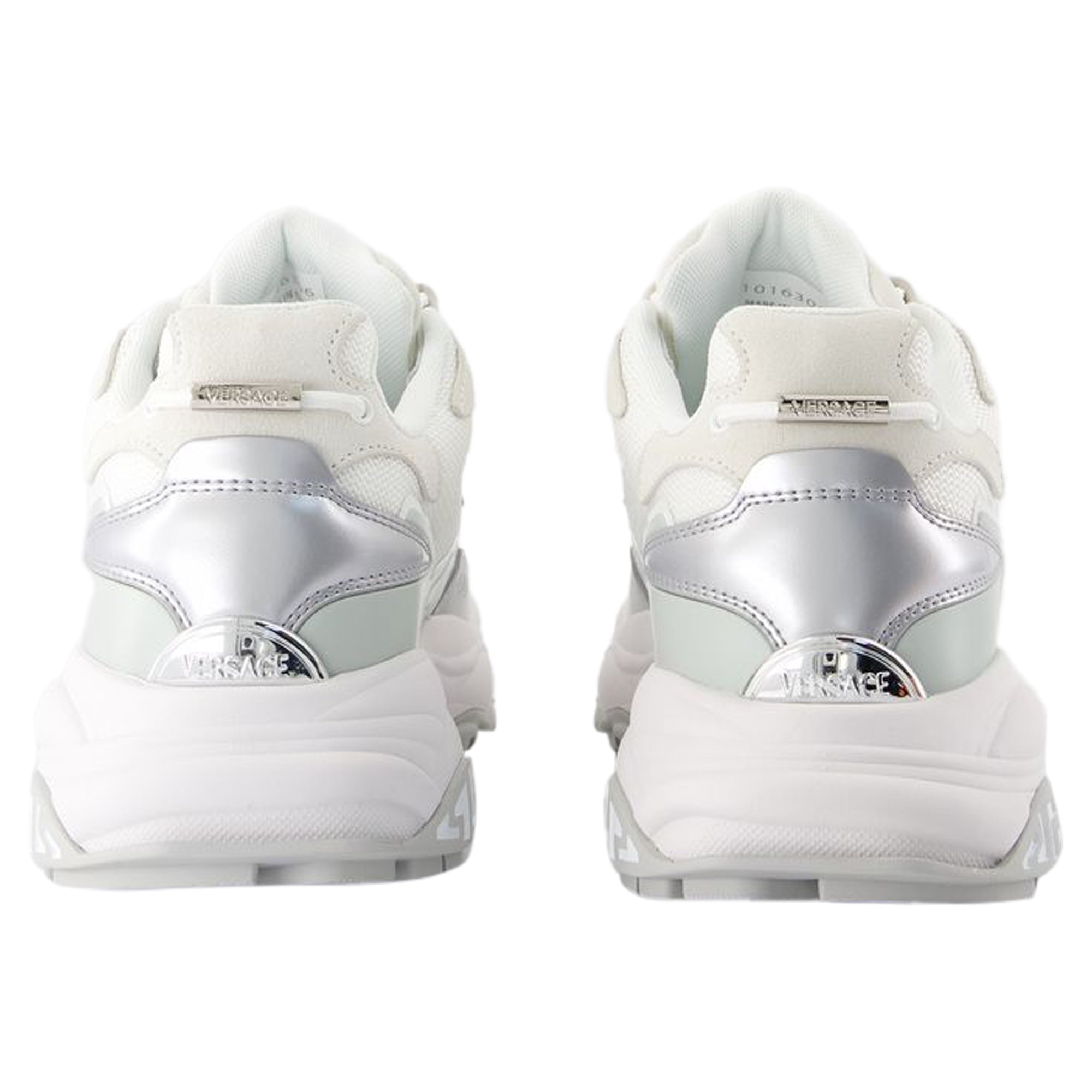 Women's Low Top Sneakers - Versace - Leather - White