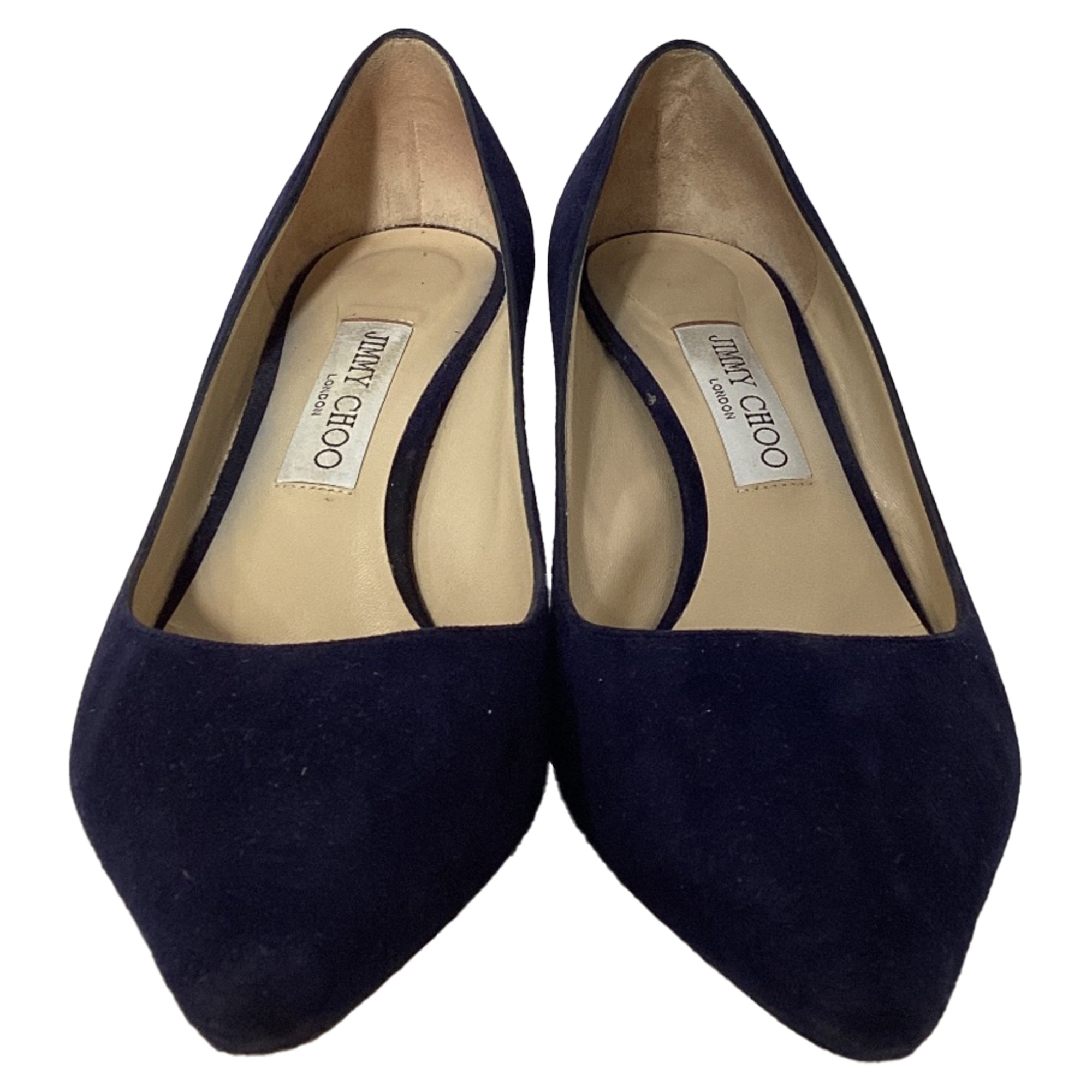 Jimmy Choo Romy 60 Pumps in Navy Blue Suede