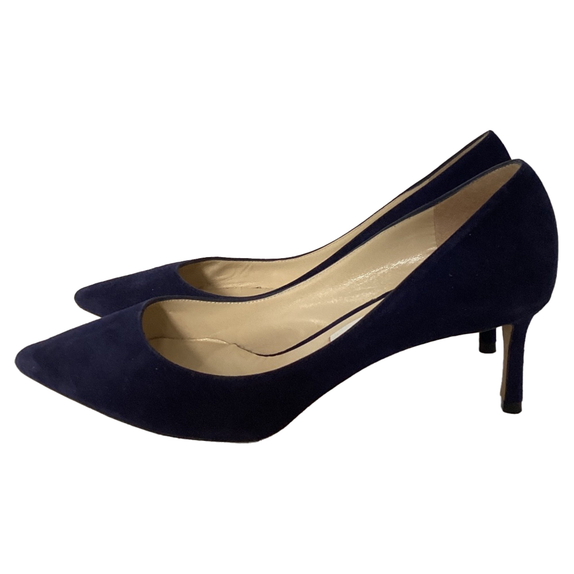 Jimmy Choo Romy 60 Pumps in Navy Blue Suede