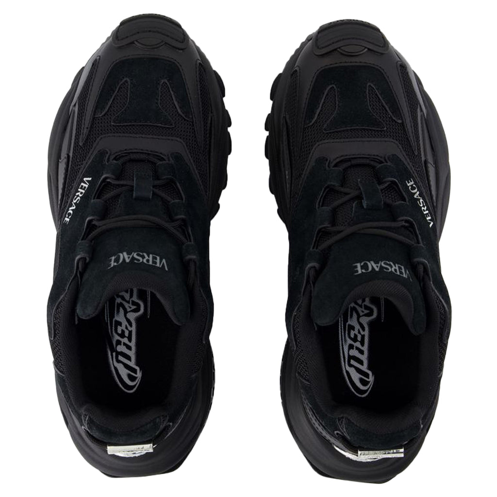 Women's Sneakers - Versace - Leather - Black