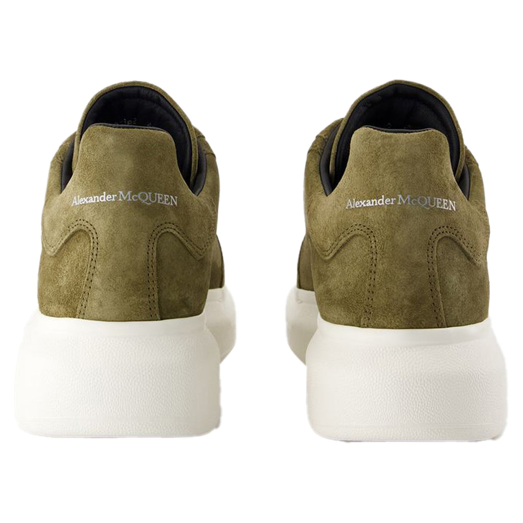 Women's Oversize Sneakers - Alexander McQueen - Leather - Khaki