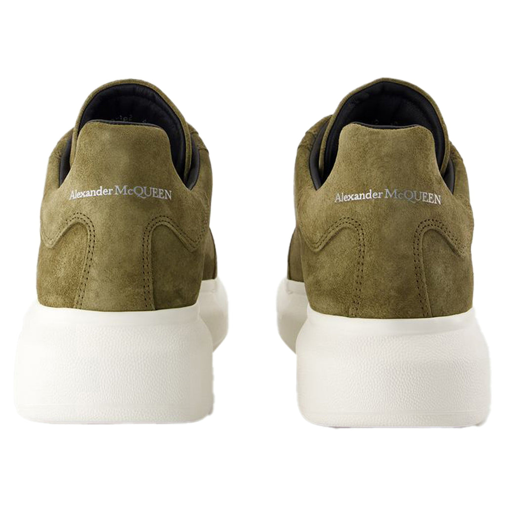 Women's Oversize Sneakers - Alexander McQueen - Leather - Khaki