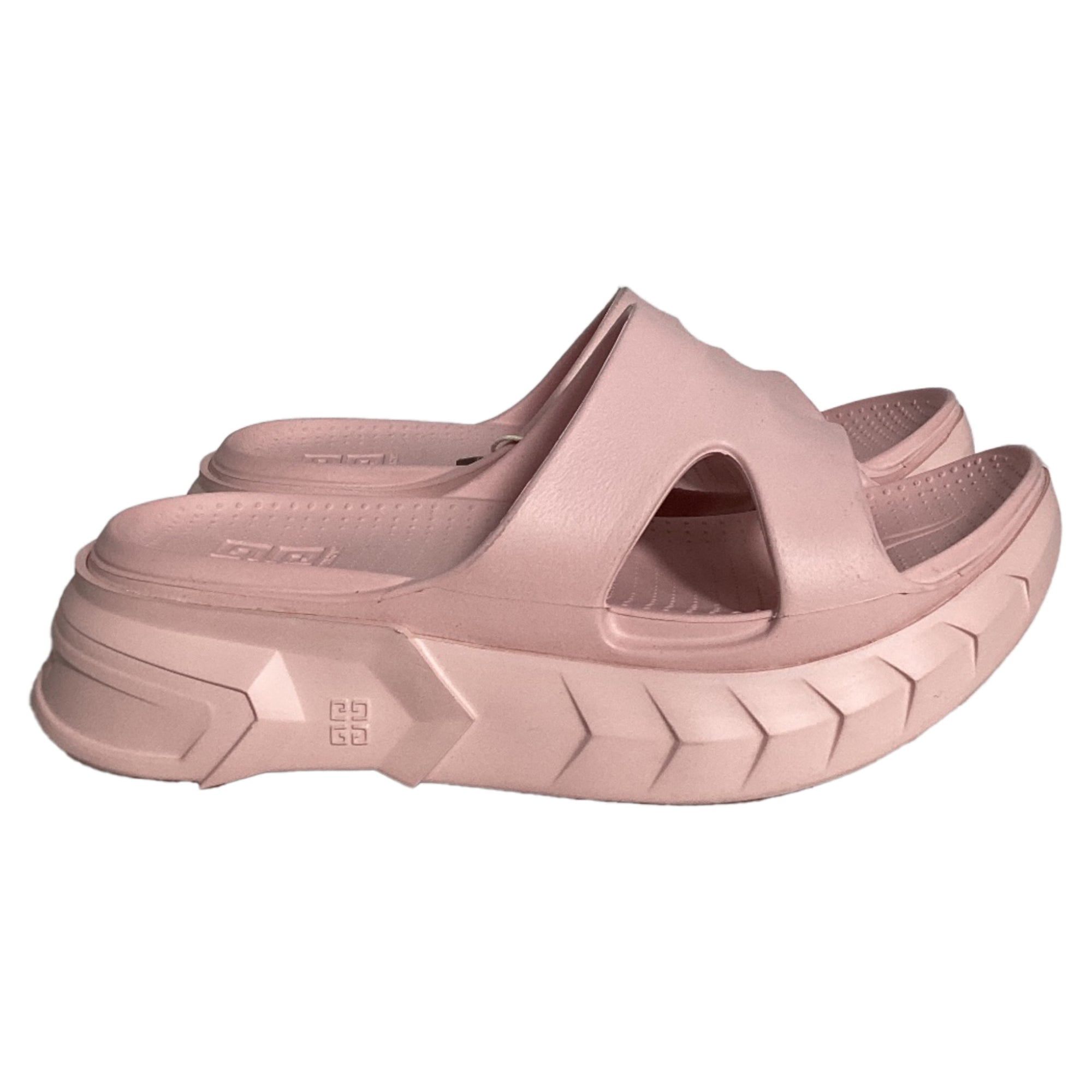 Women's Givenchy Marshmallow Chunky Sandals in Pink Rubber