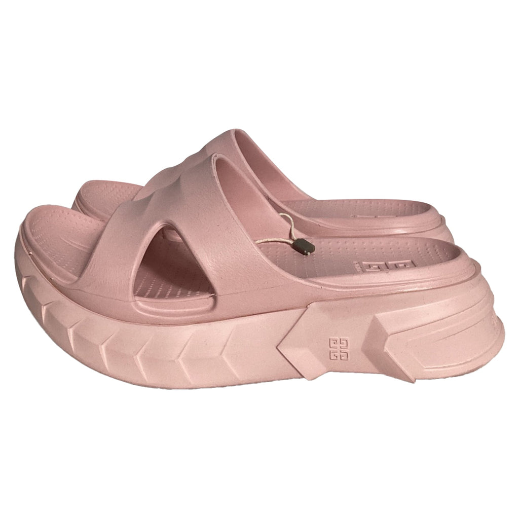 Women's Givenchy Marshmallow Chunky Sandals in Pink Rubber