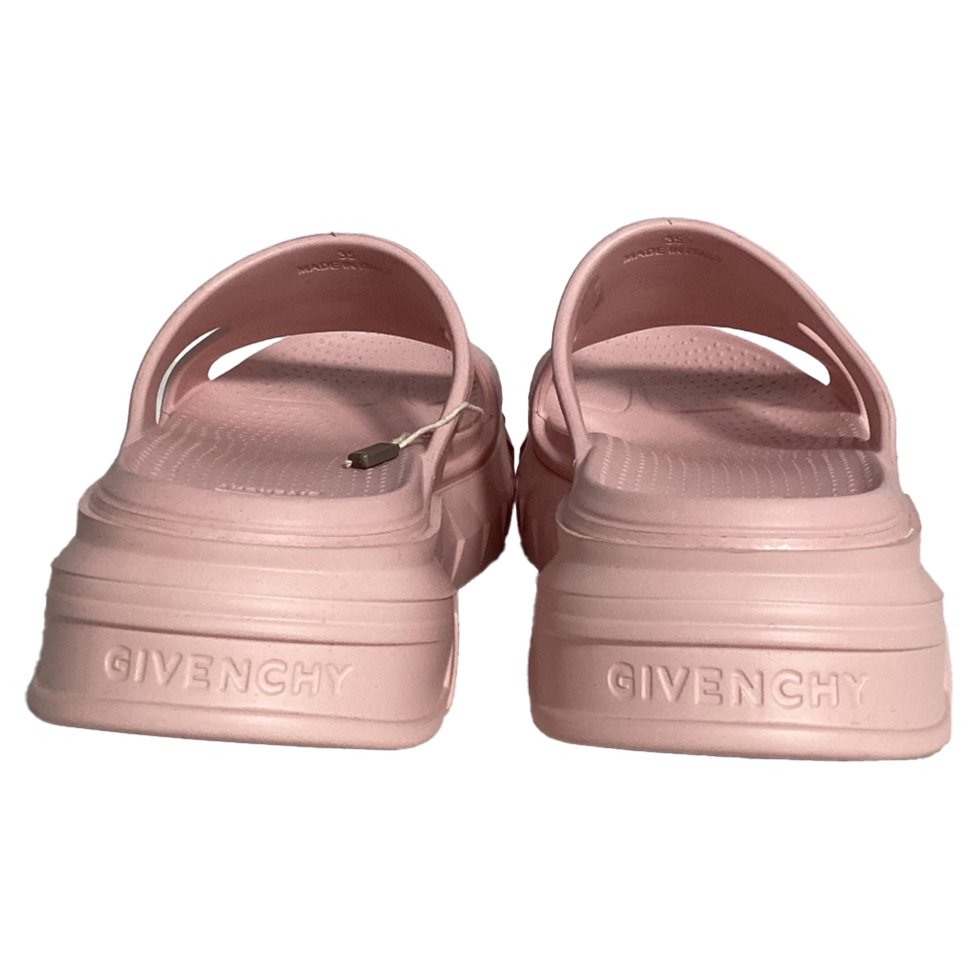 Women's Givenchy Marshmallow Chunky Sandals in Pink Rubber