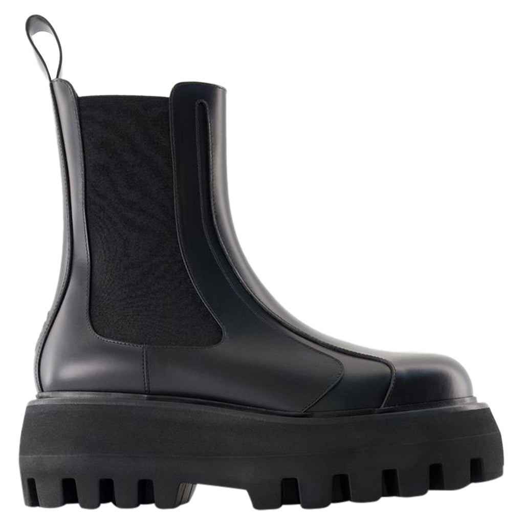 Women's Ankle Boots - Alexander McQueen - Leather - Black