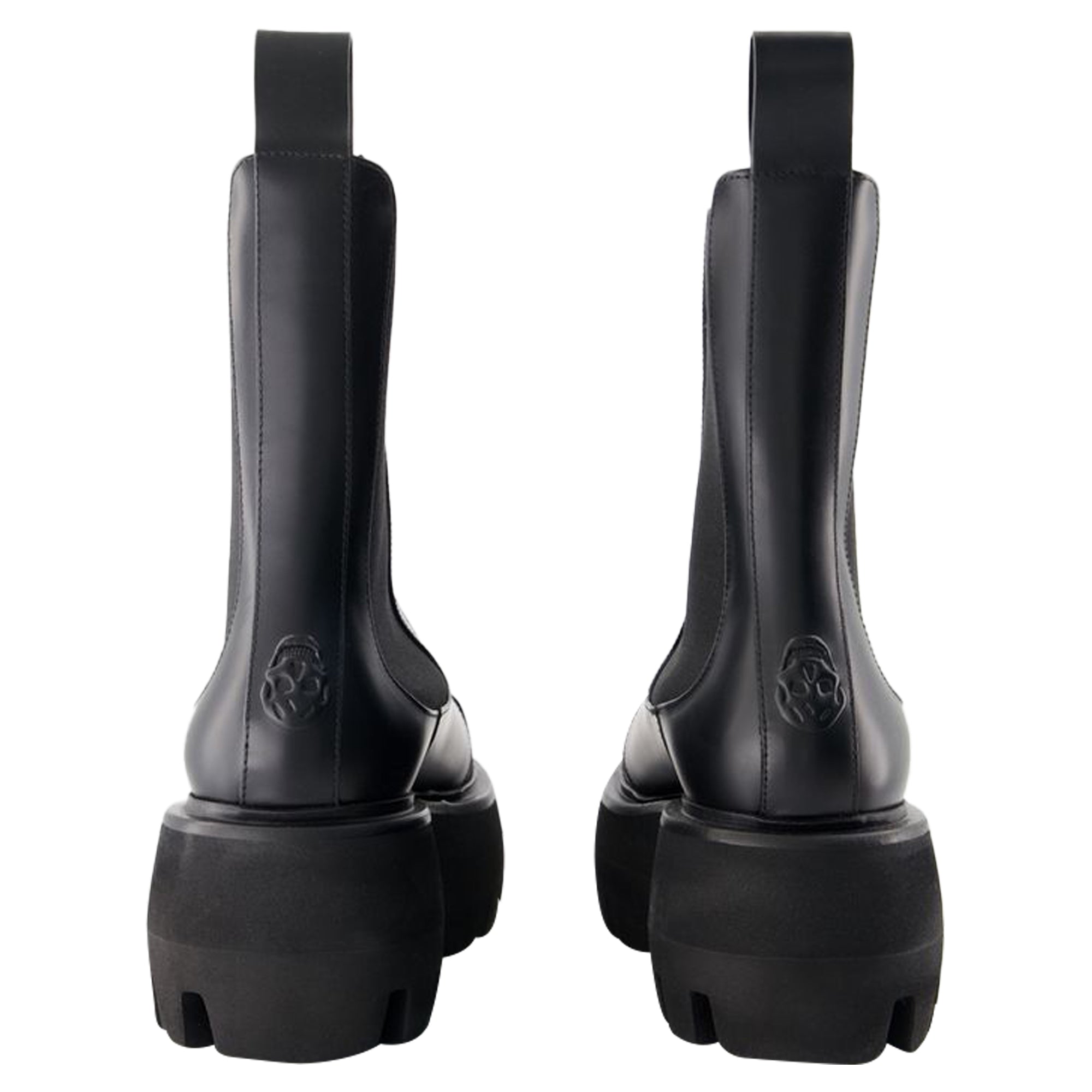 Women's Ankle Boots - Alexander McQueen - Leather - Black