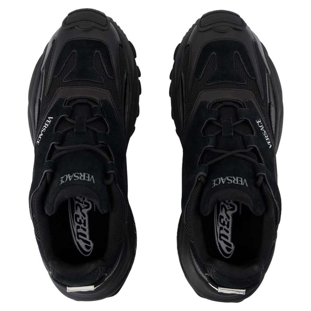 Women's Sneakers - Versace - Leather - Black