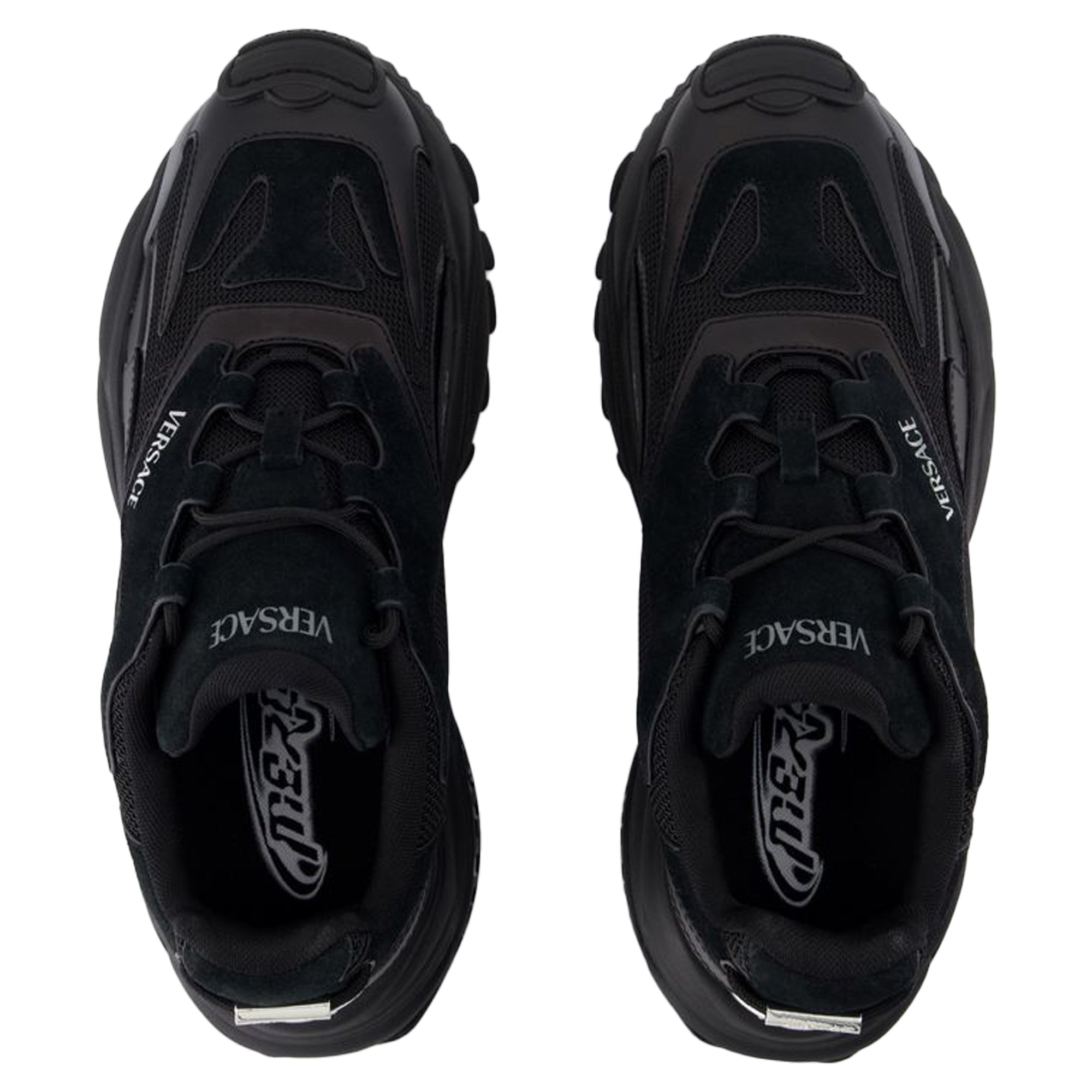 Women's Sneakers - Versace - Leather - Black