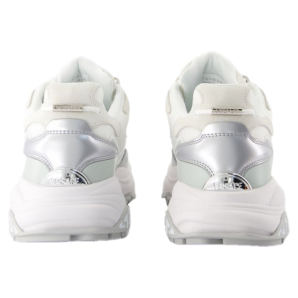 Women's Low Top Sneakers - Versace - Leather - White
