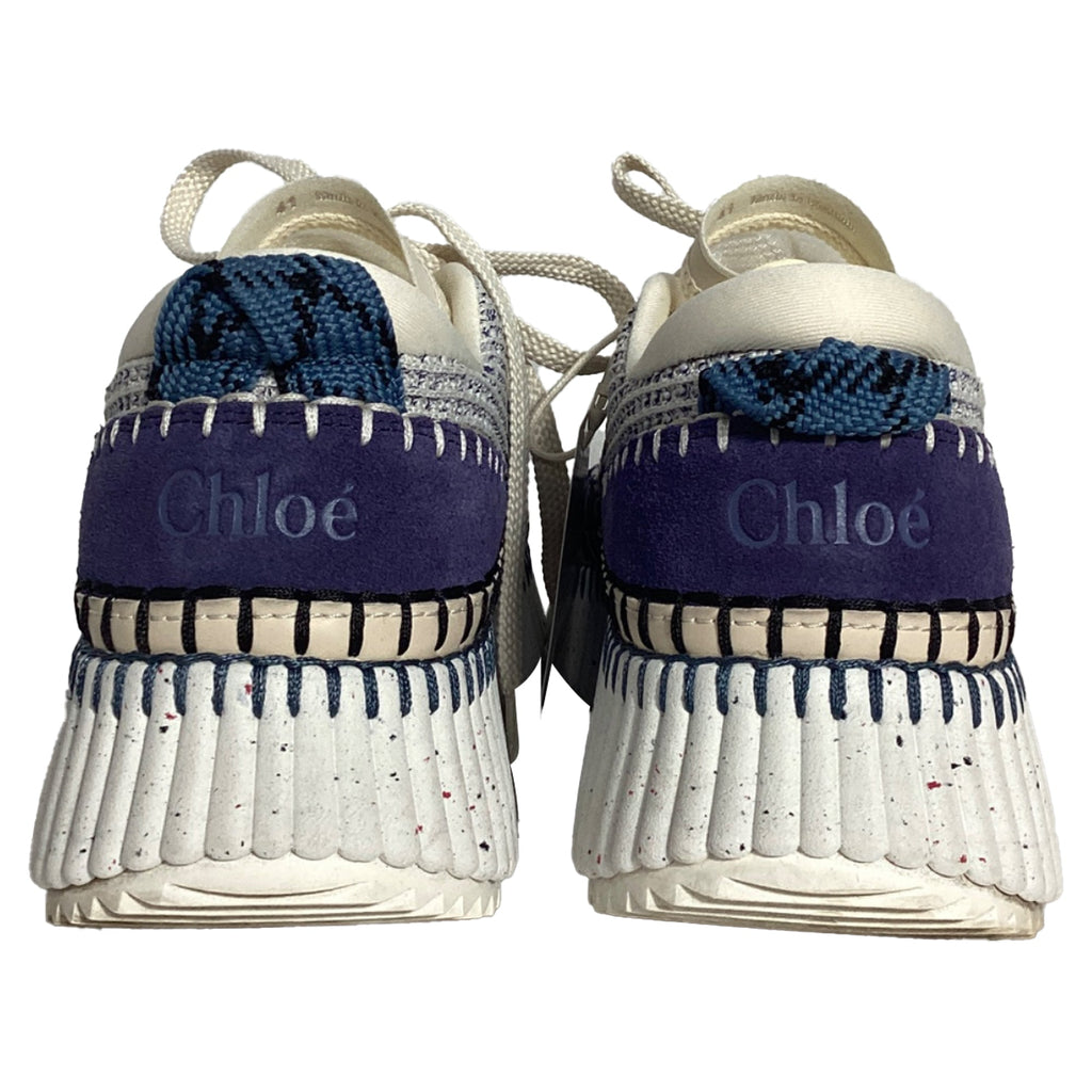 Women's Chloé Nama Platform Sneakers in Multicolor Recycled Nylon