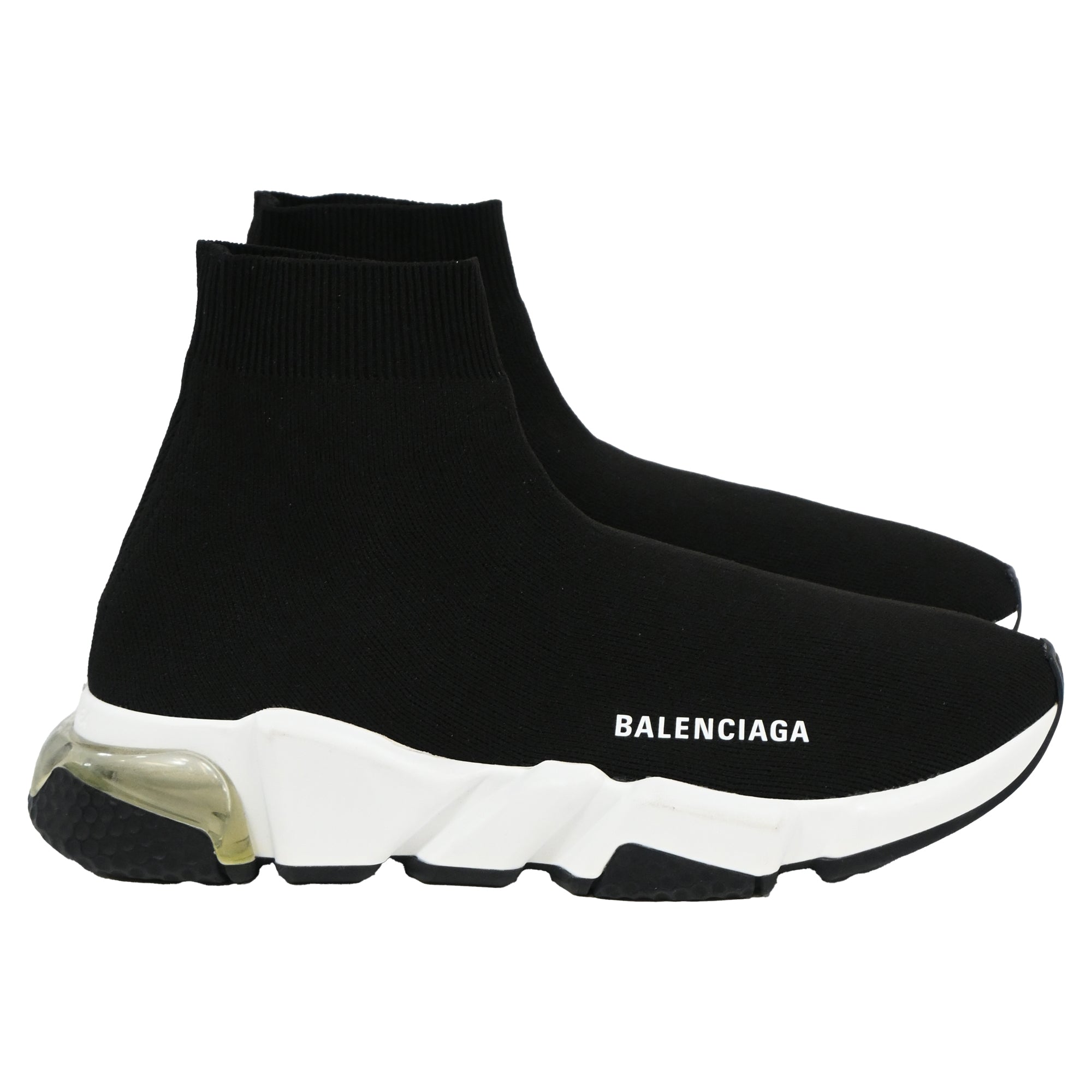 Men's Balenciaga Speed Sneakers in Black Polyester