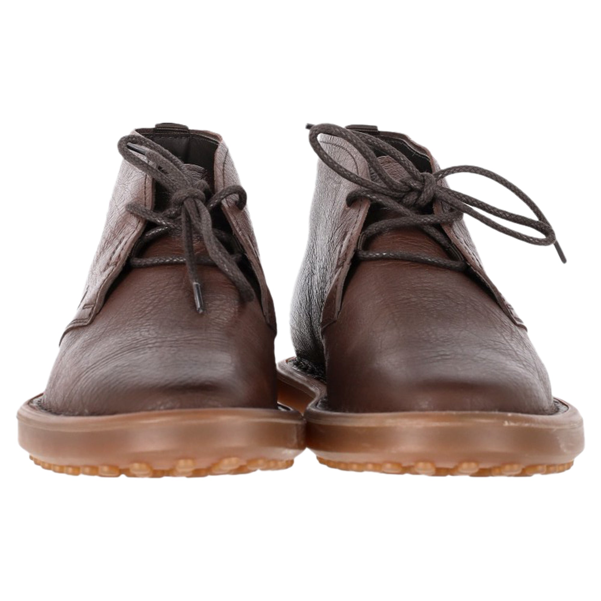 Men's  Tod's Lace-Up Desert Boots in Brown Leather