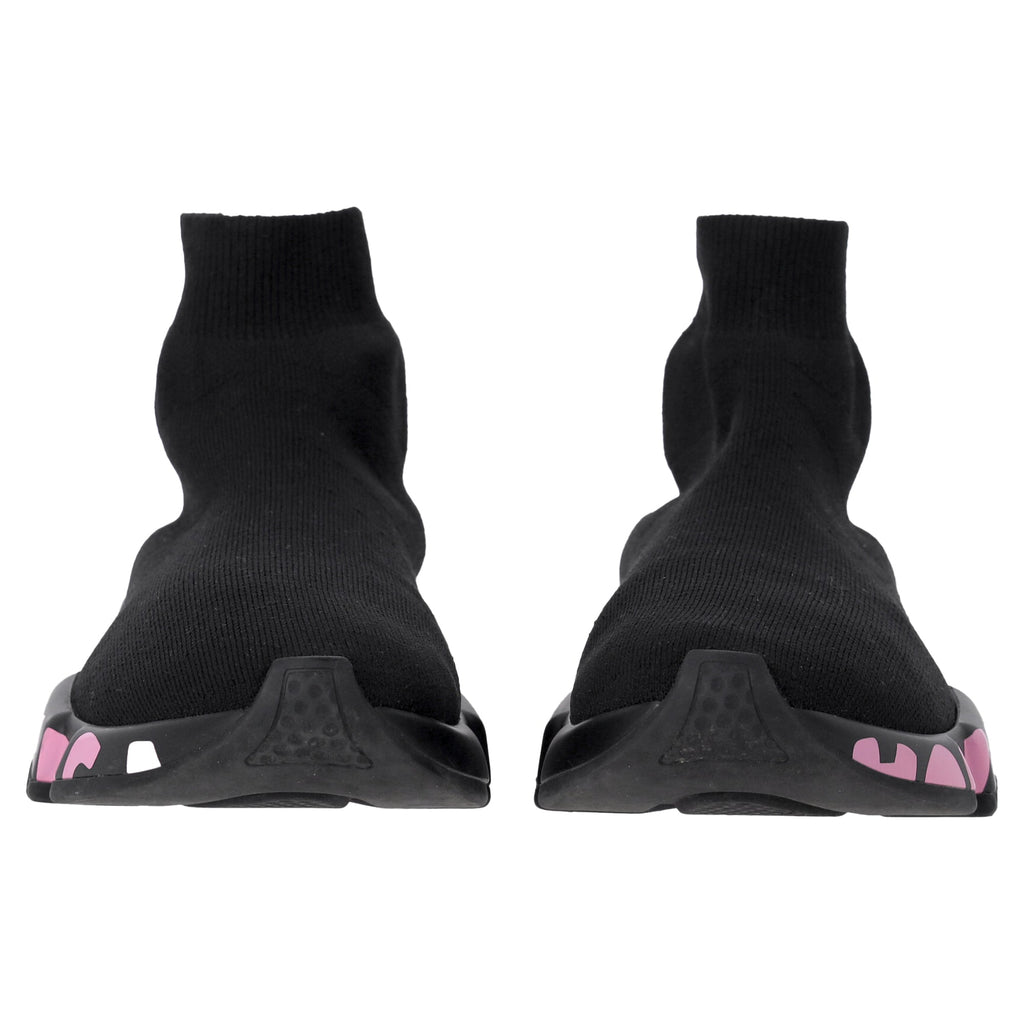 Women's Balenciaga Graffiti Speed Sneakers in Black Polyester